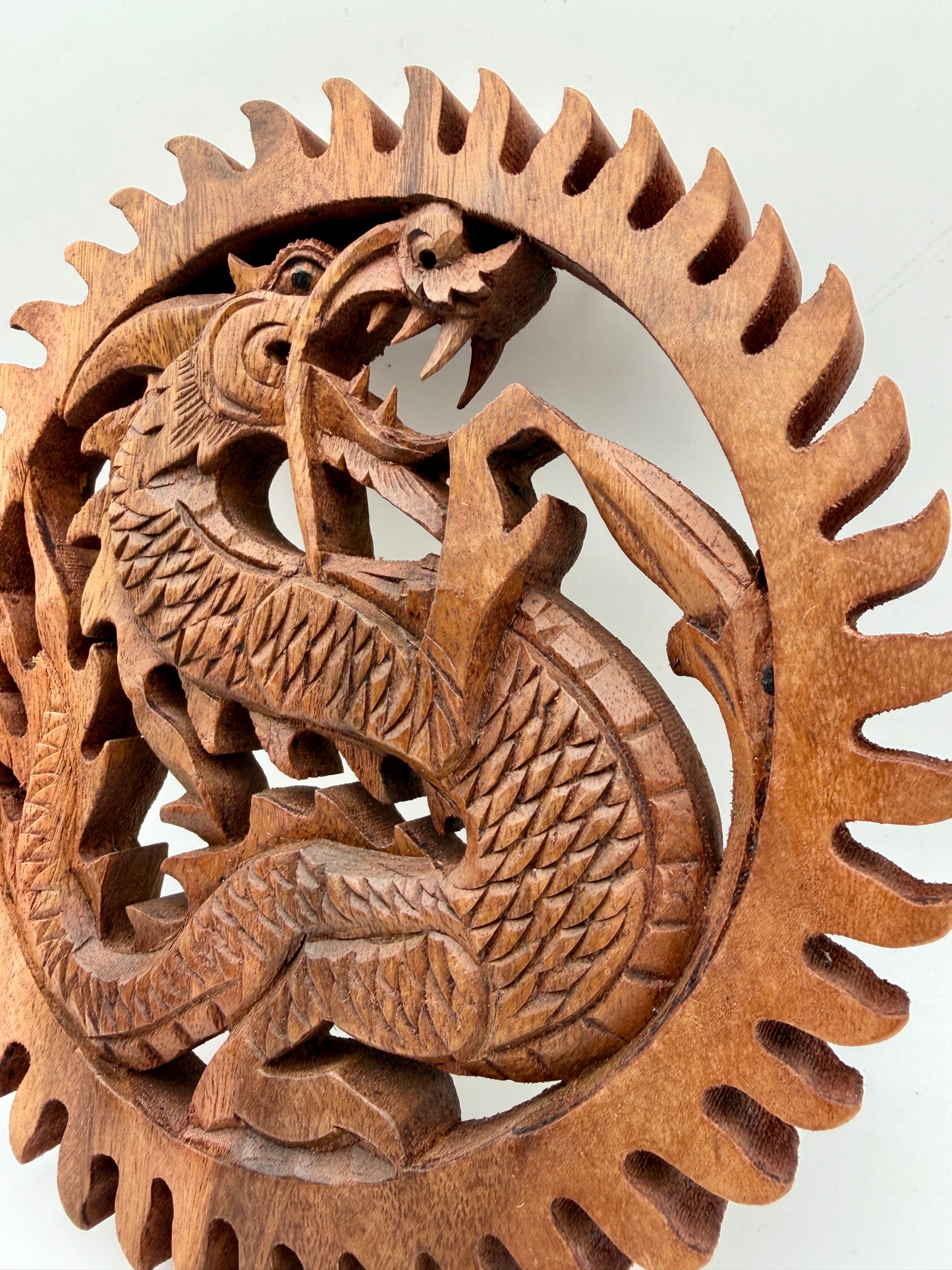 Teak wood Dragons