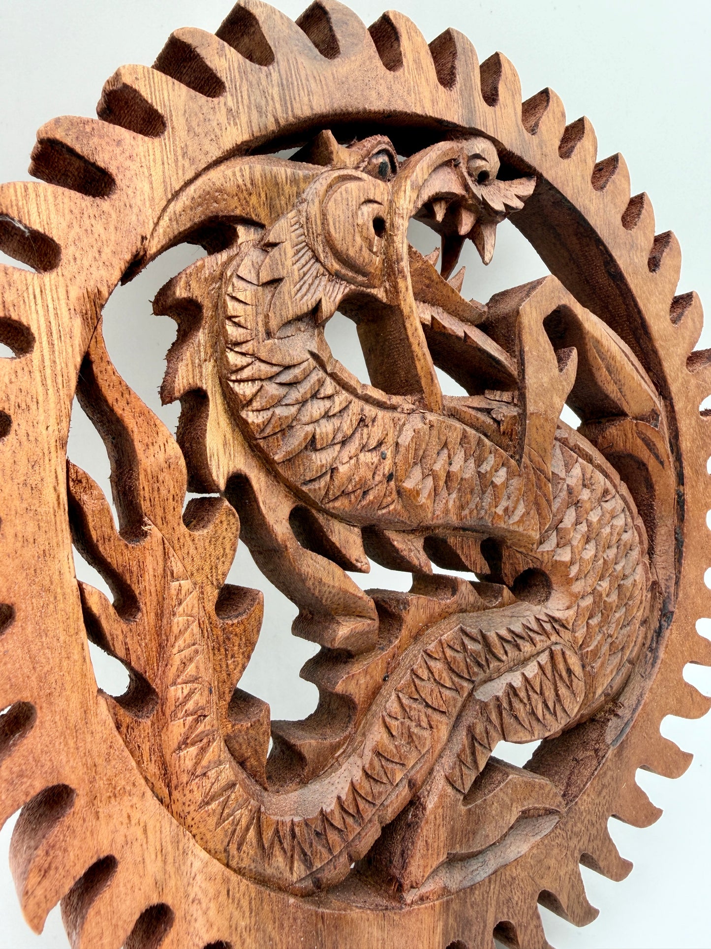 Teak wood Dragons