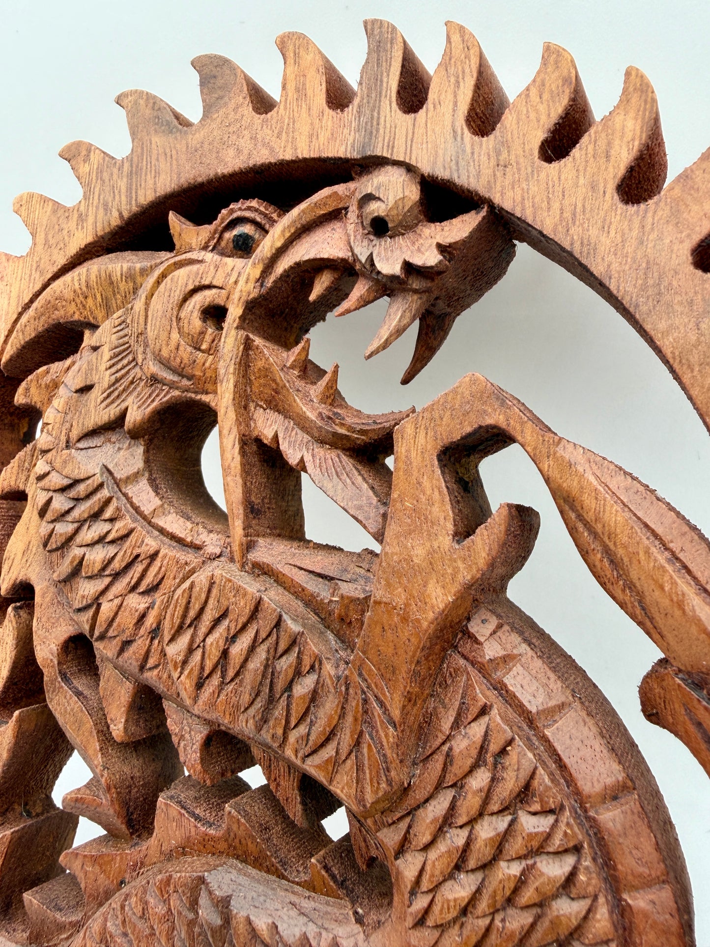 Teak wood Dragons