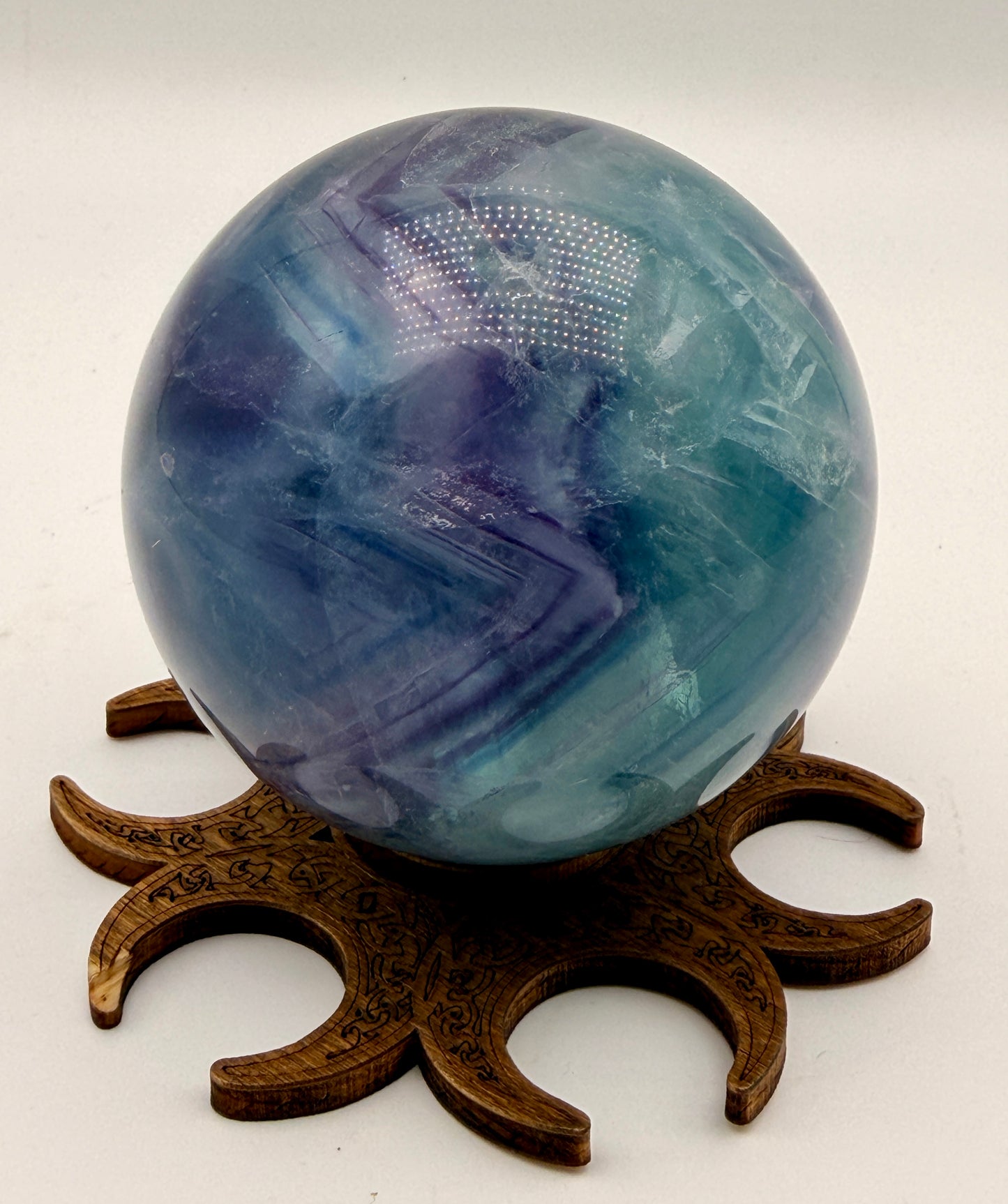 Rainbow Fluorite Orbs