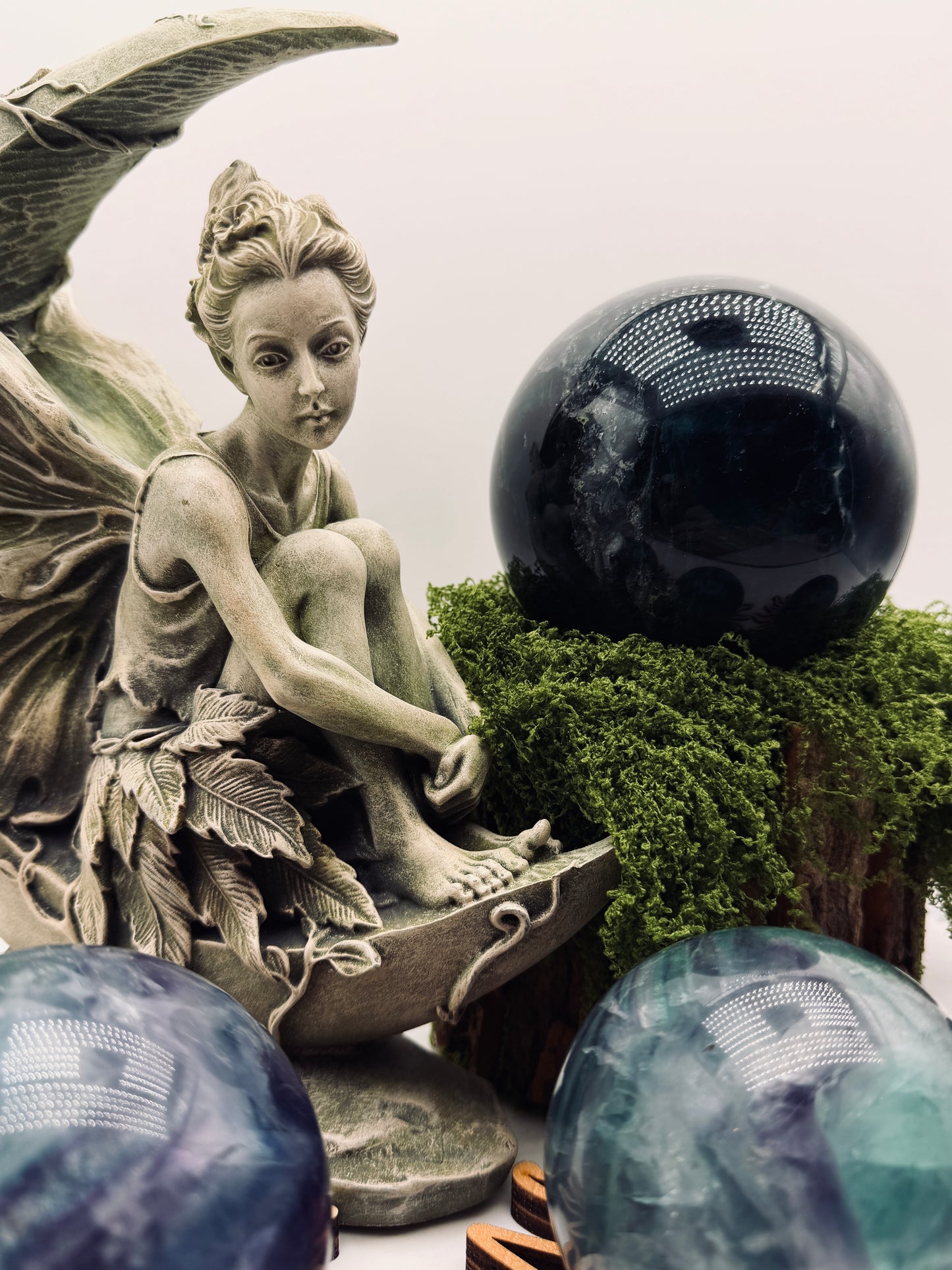 Rainbow Fluorite Orbs