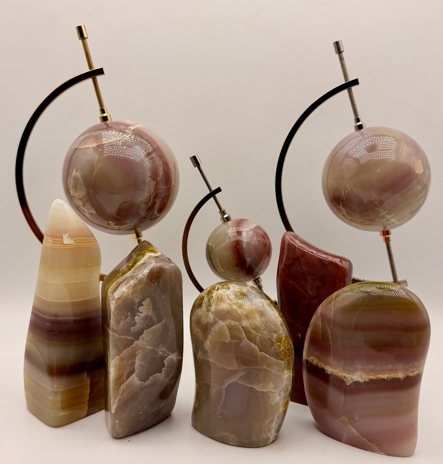 Watermelon Onyx Orbs