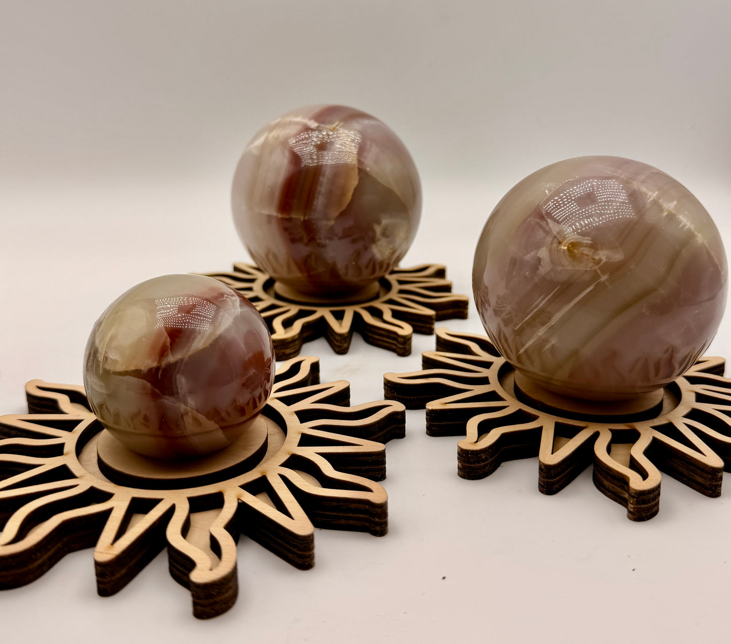 Watermelon Onyx Orbs