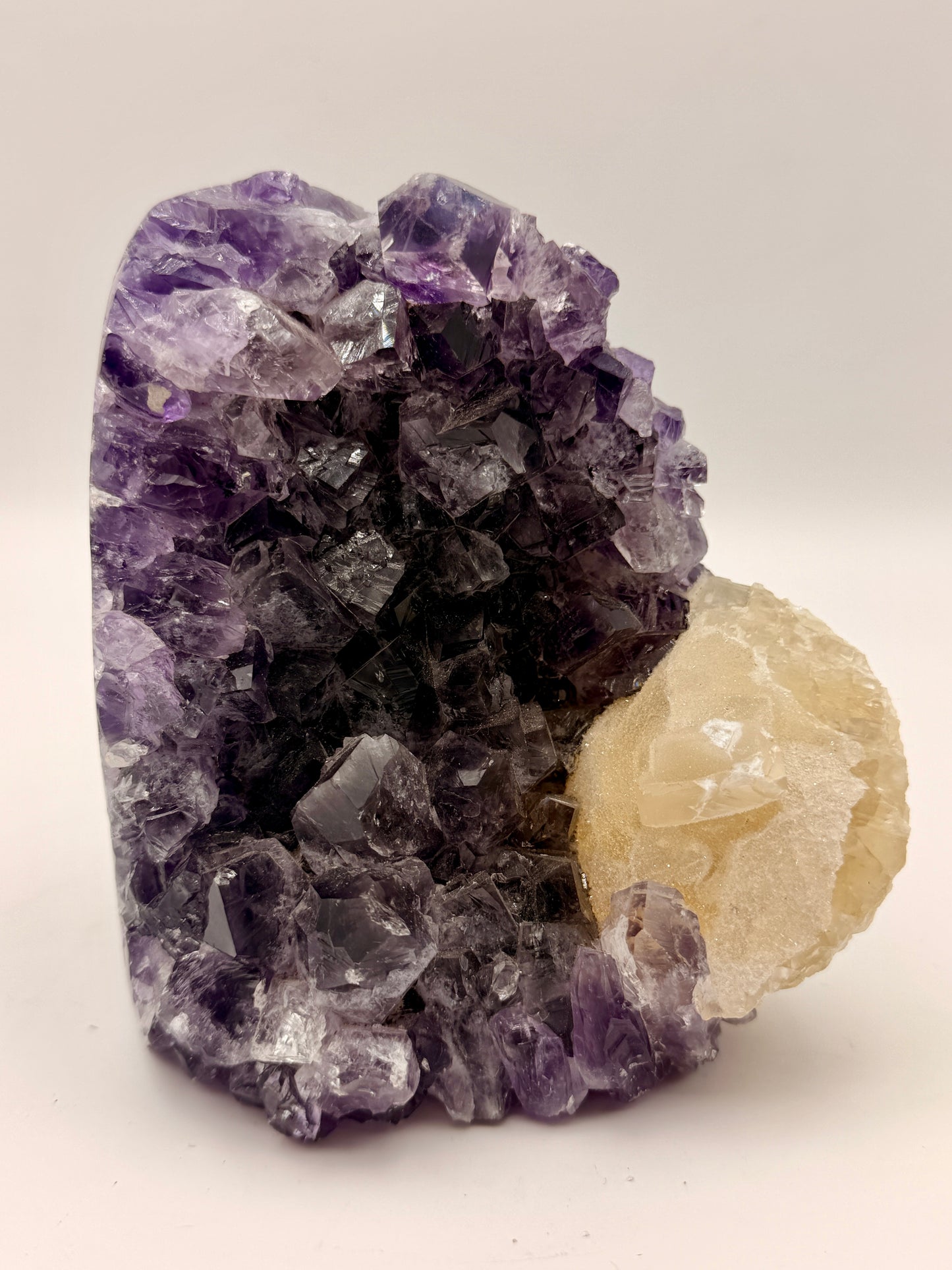Amethyst and Calcite Free forms