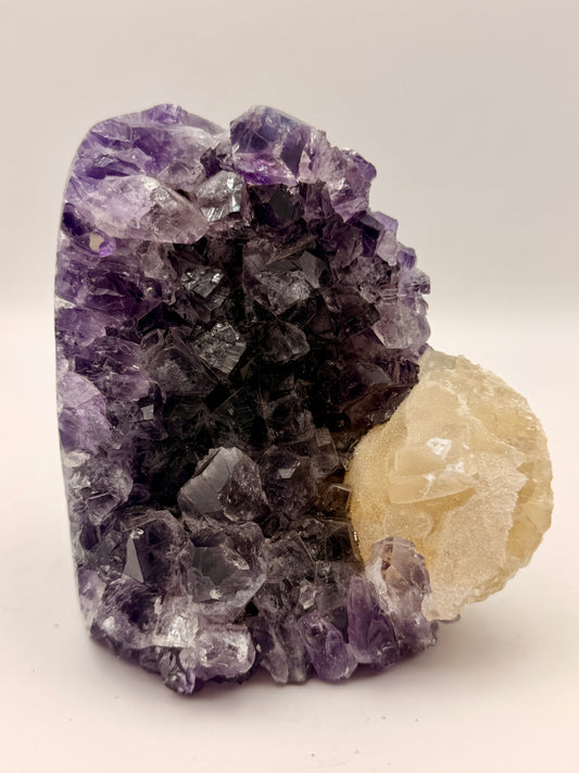 Amethyst and Calcite Free forms