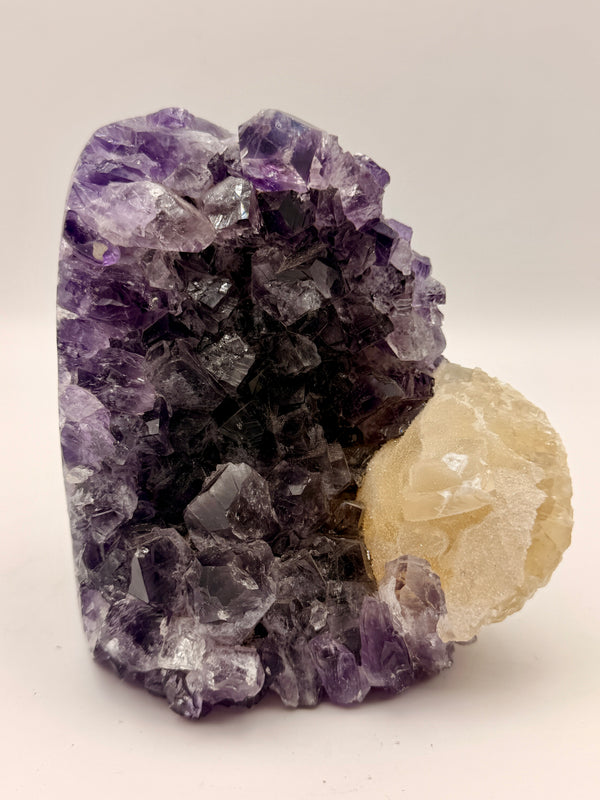 Amethyst and Calcite Free forms