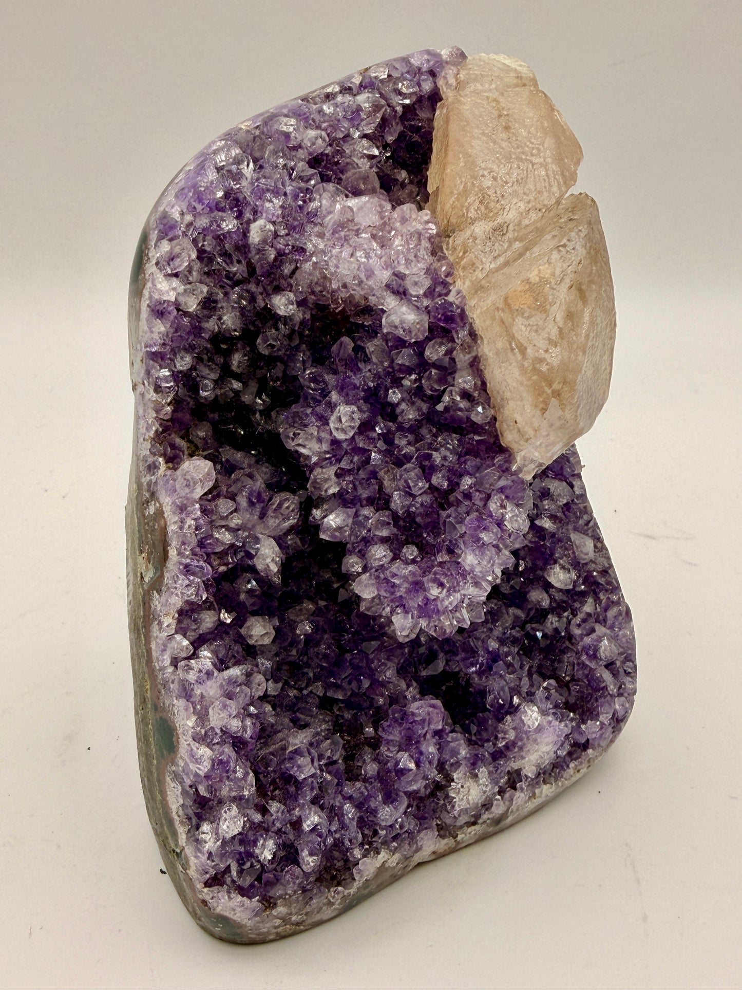 Amethyst and Calcite Free forms