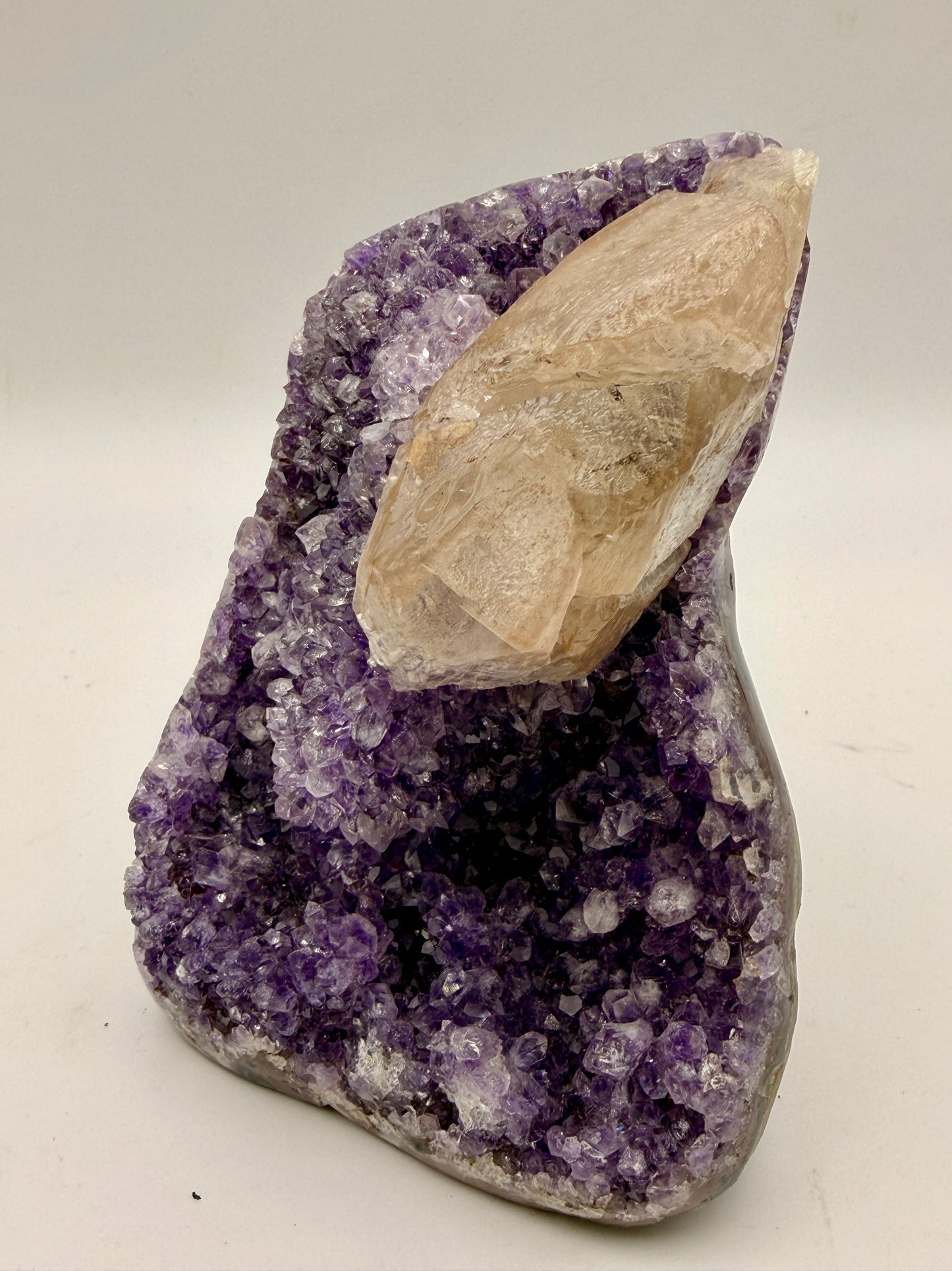 Amethyst and Calcite Free forms