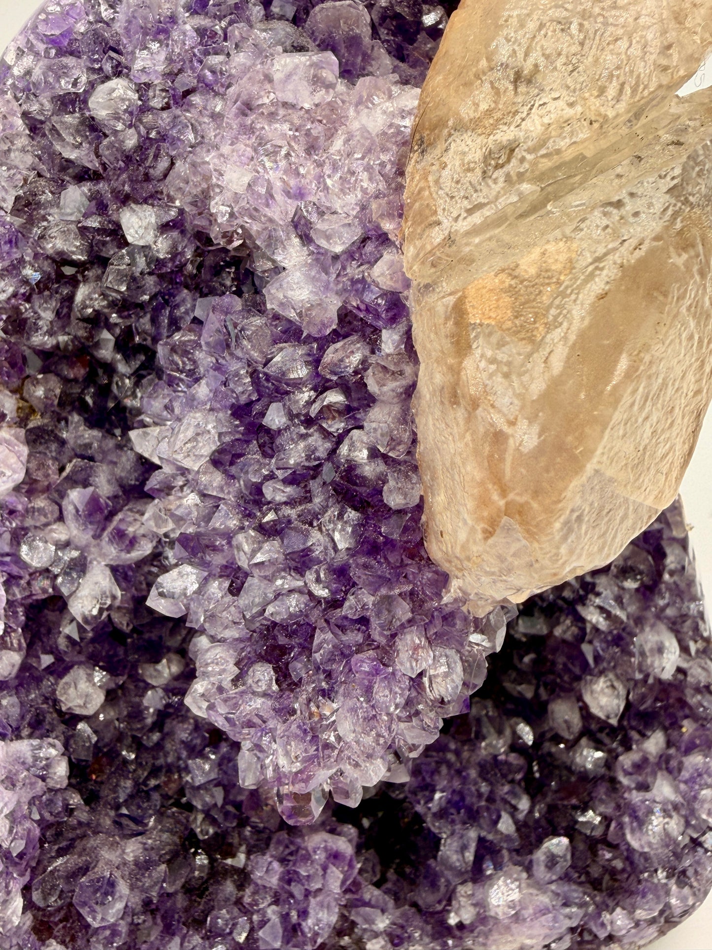Amethyst and Calcite Free forms
