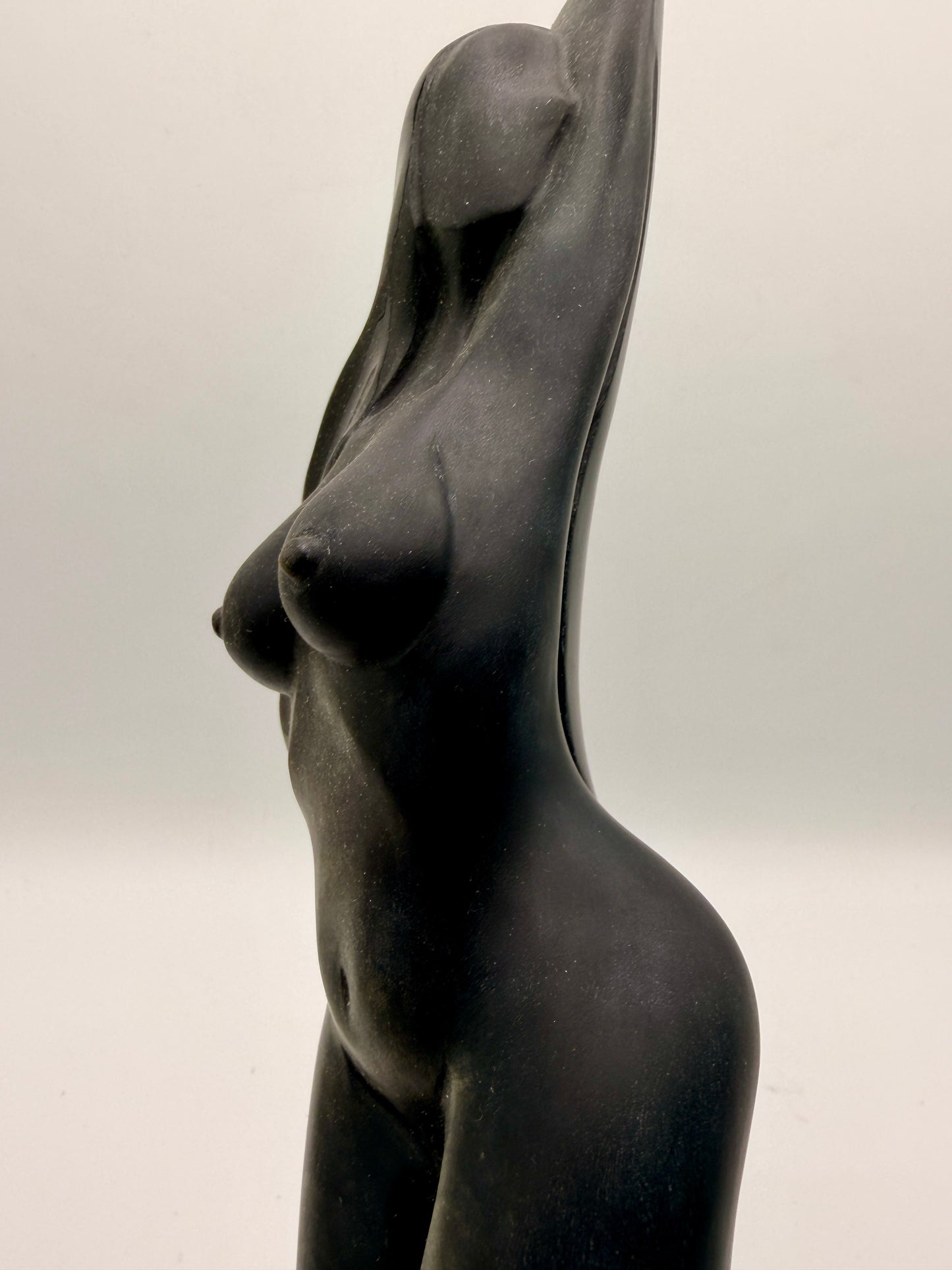 Golden Sheen Obsidian Goddess Statue
