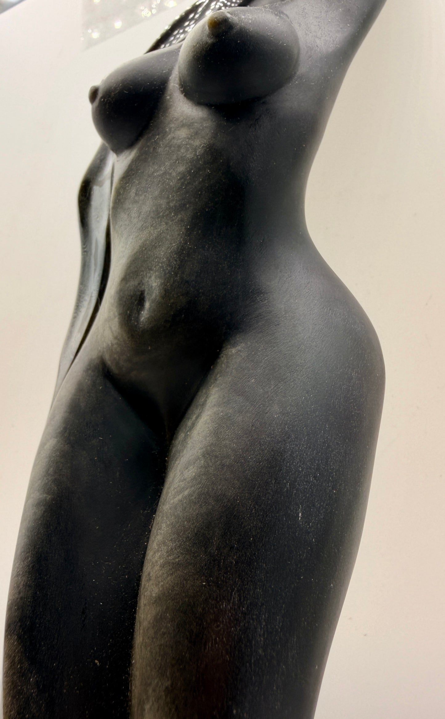 Golden Sheen Obsidian Goddess Statue