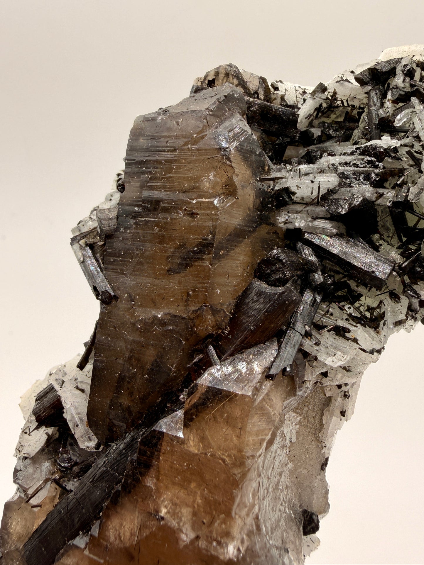 Black Tourmaline in Quartz