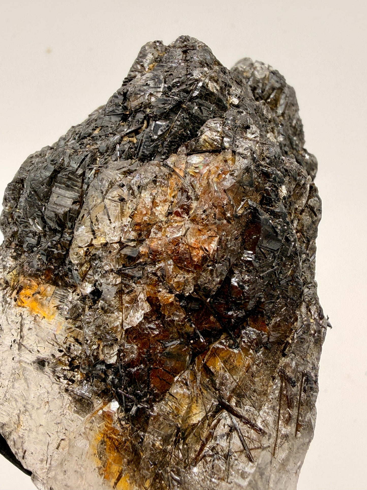 Black Tourmaline in Quartz