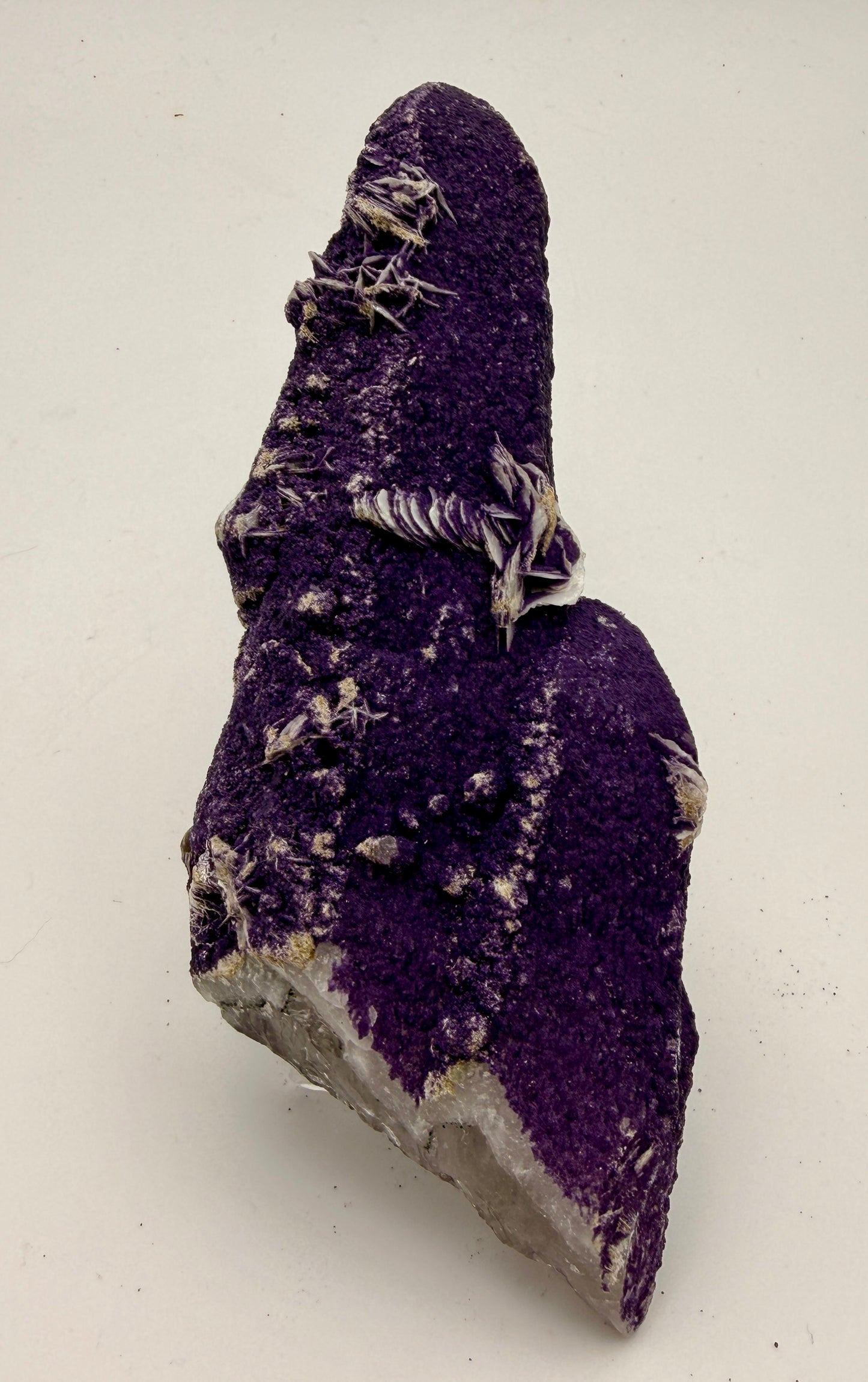 Purple Fluorite and Quartz wands