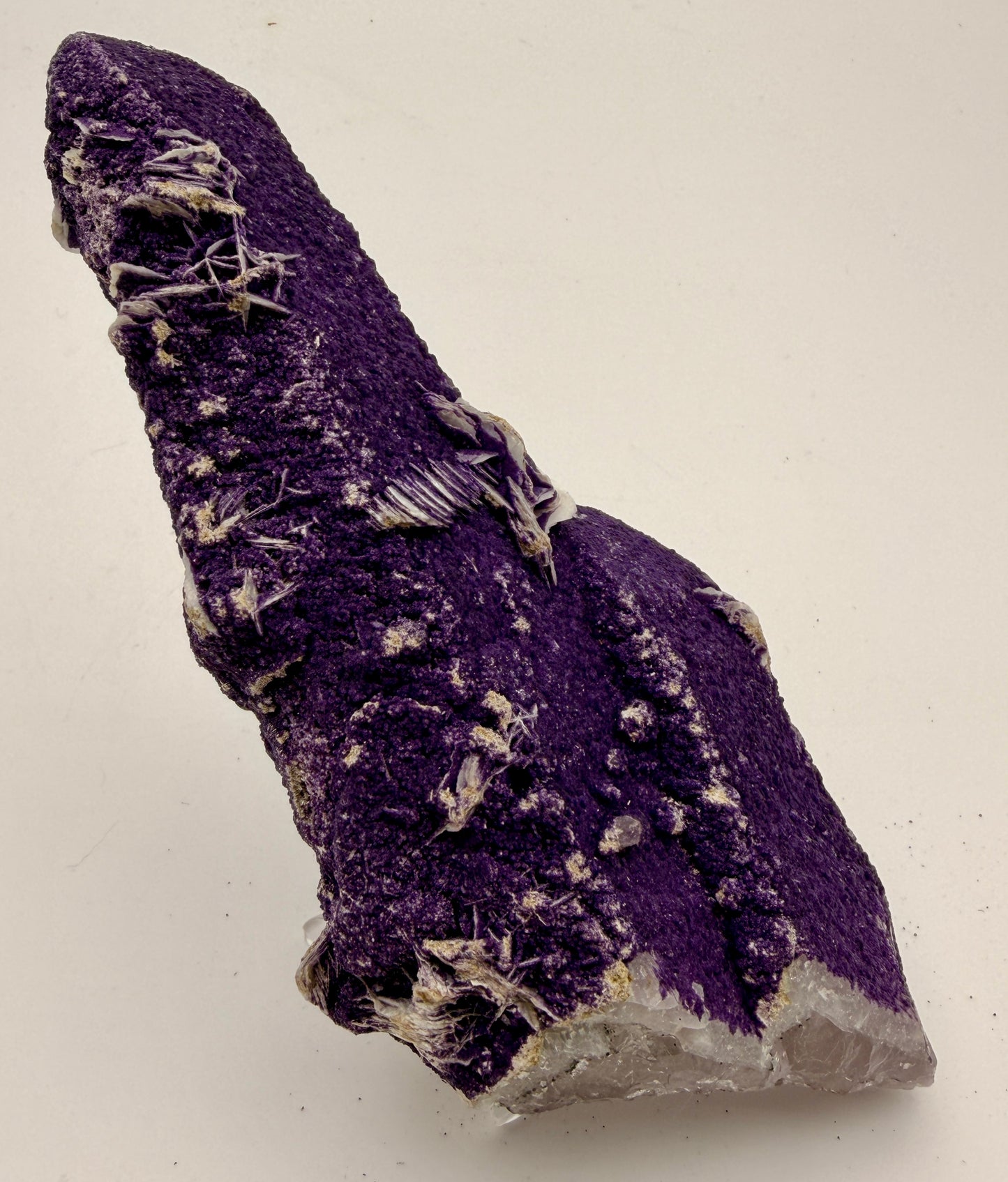 Purple Fluorite and Quartz wands
