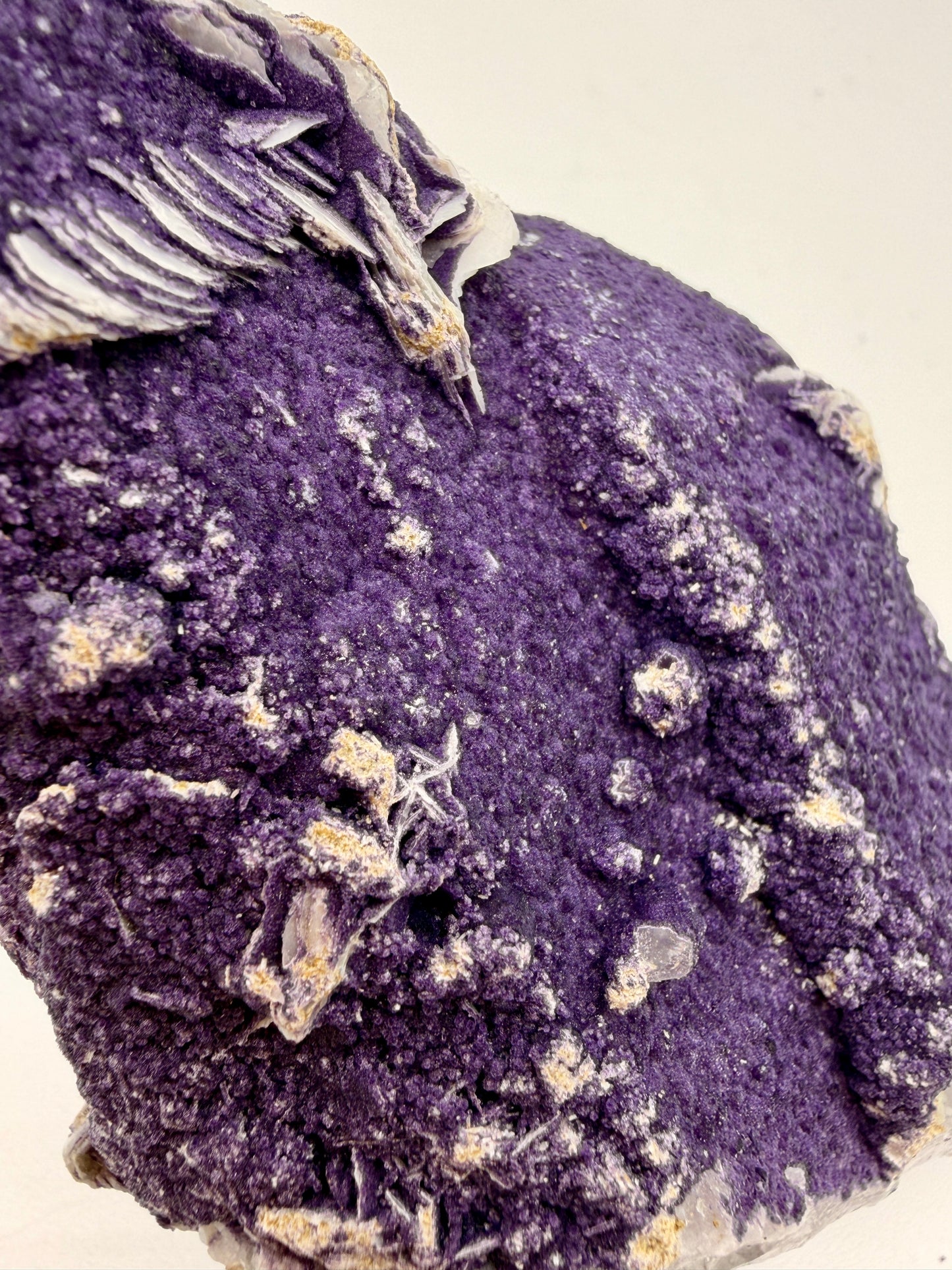Purple Fluorite and Quartz wands