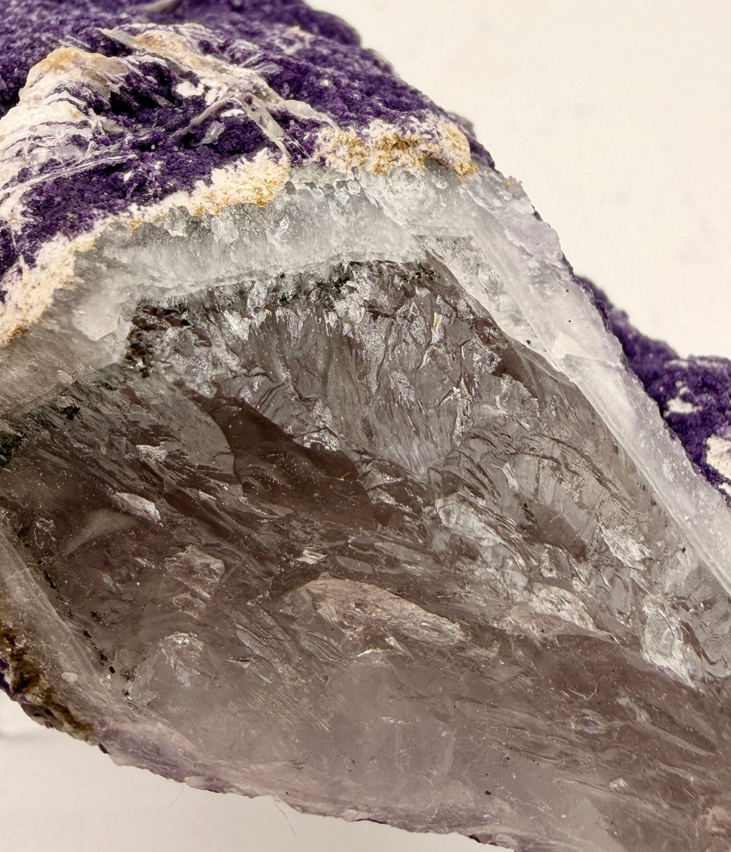 Purple Fluorite and Quartz wands