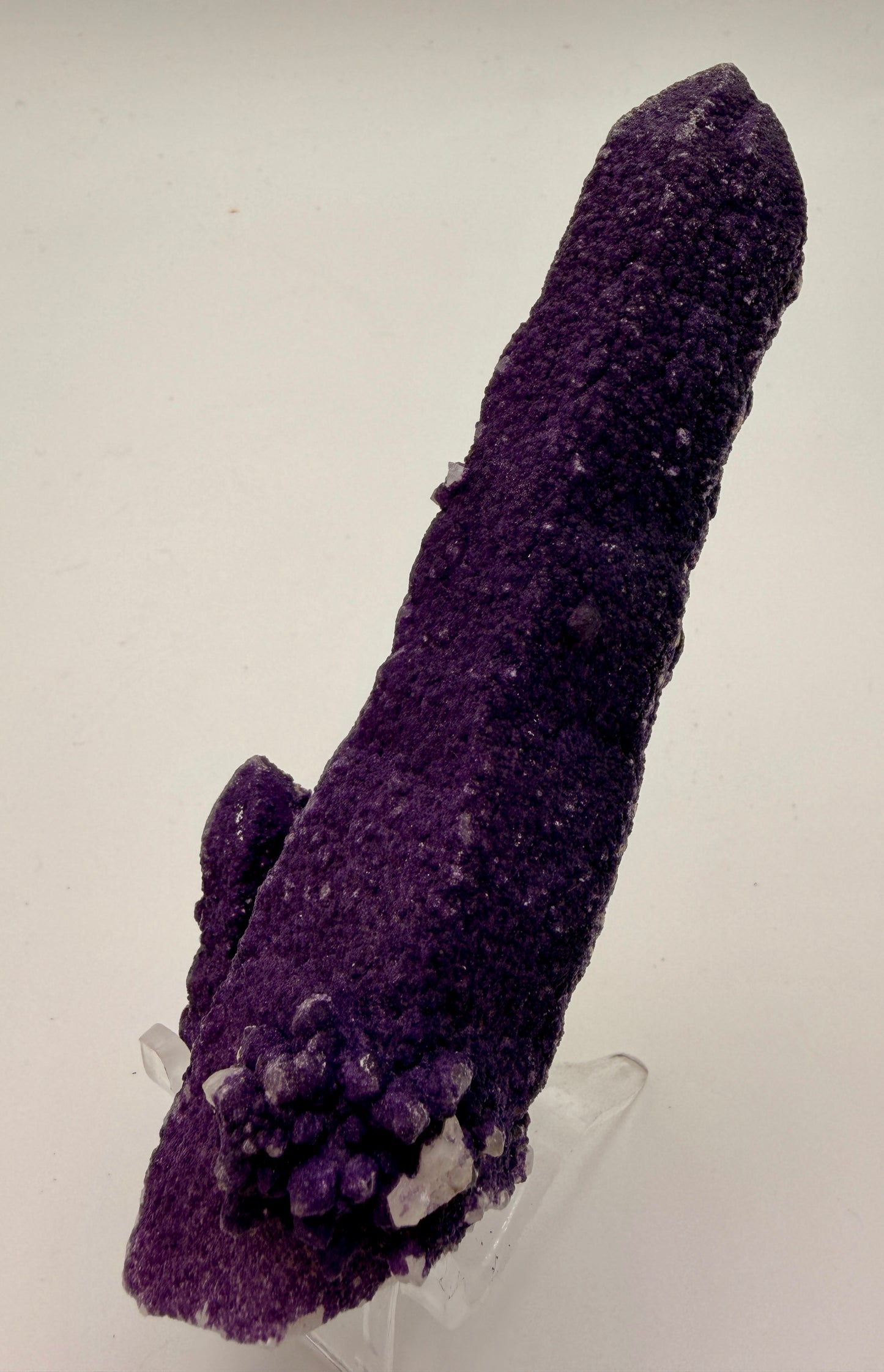 Purple Fluorite and Quartz wands