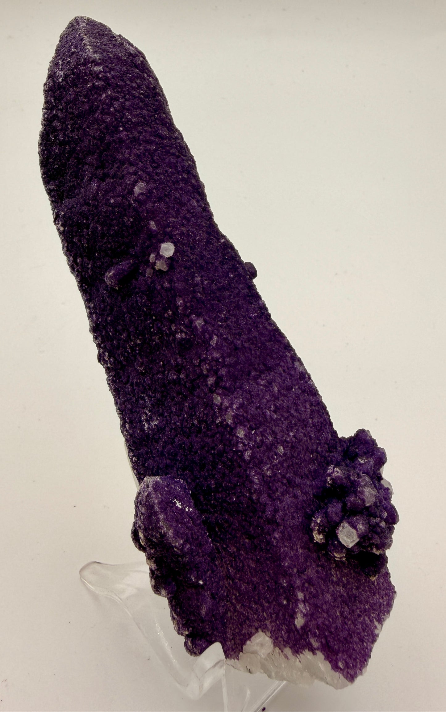Purple Fluorite and Quartz wands