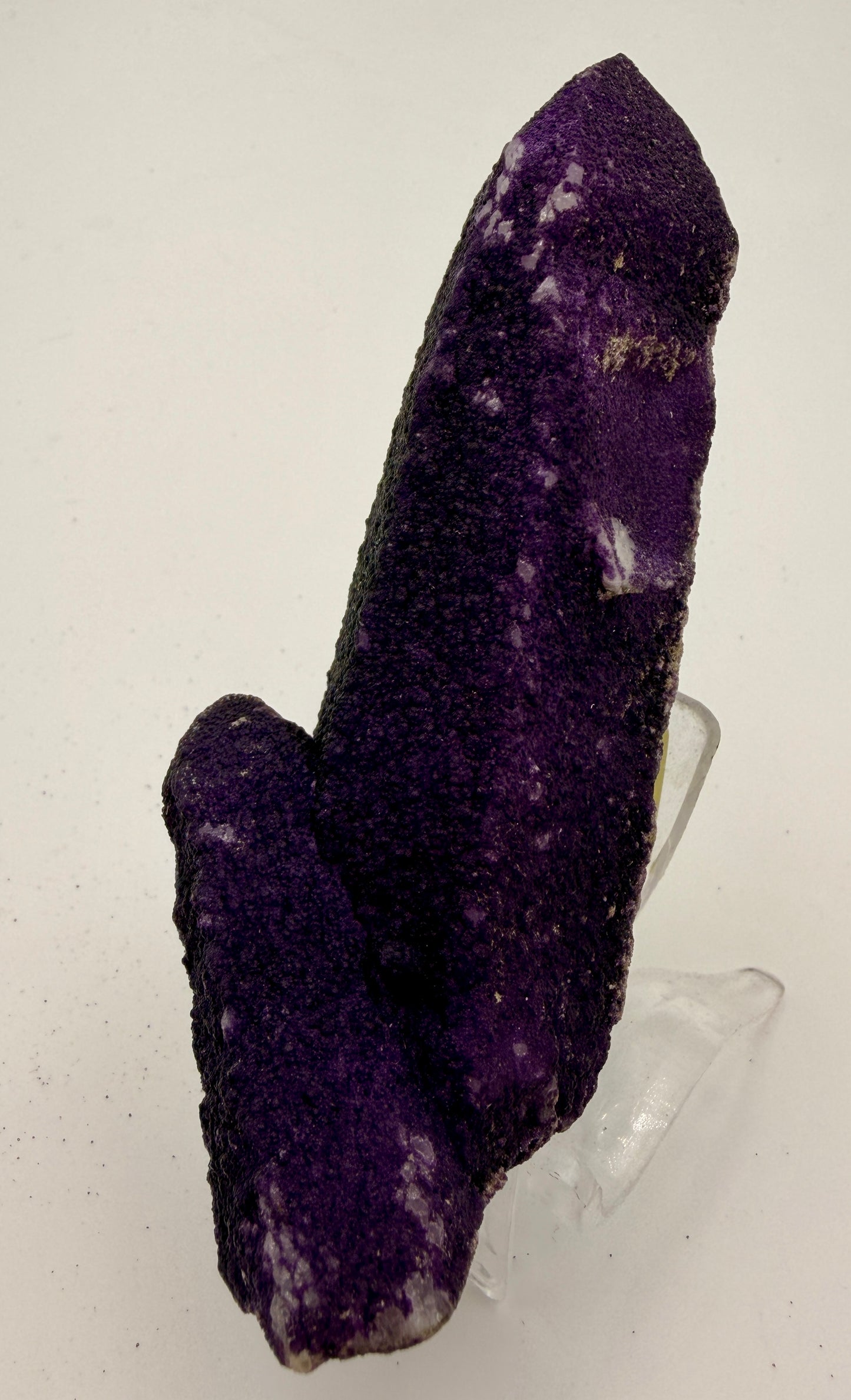 Purple Fluorite and Quartz wands