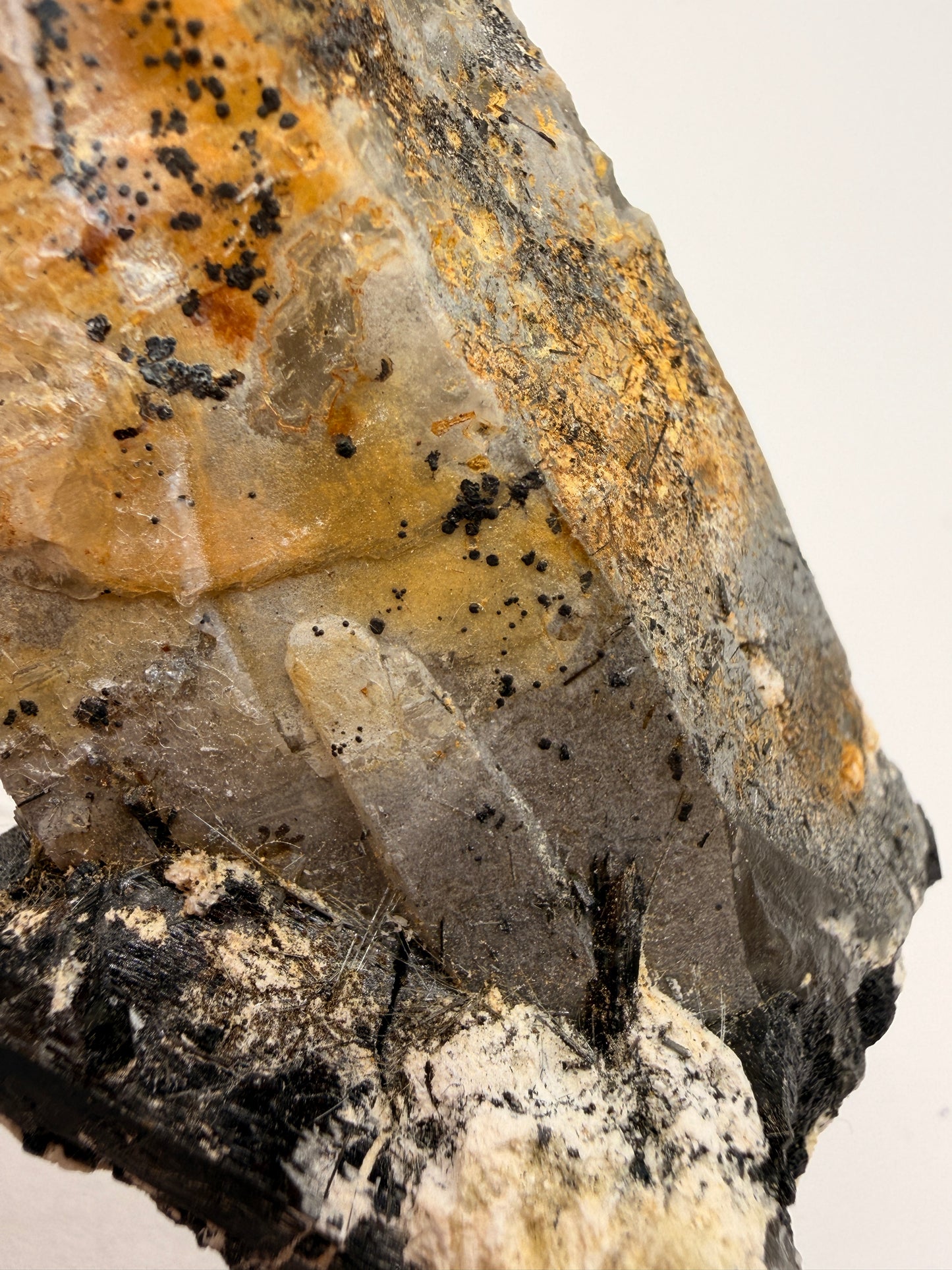 Calcite covered Quartz witch finger wands