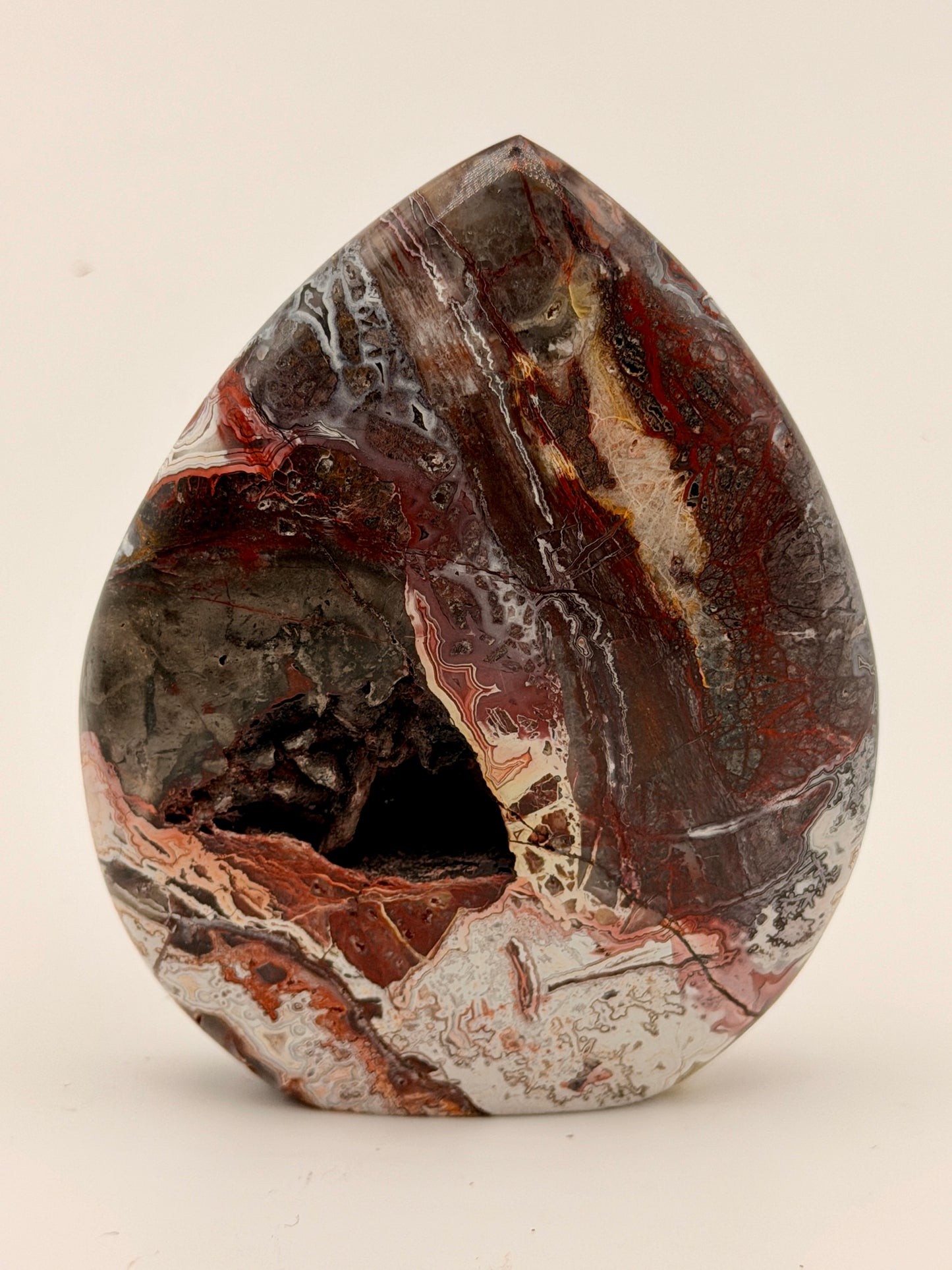Laguna Lace Agate Flames