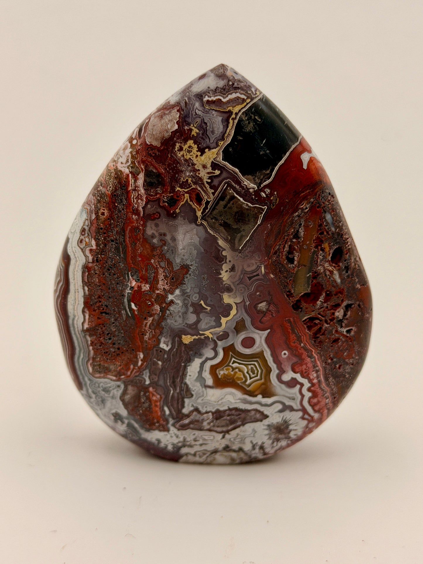 Laguna Lace Agate Flames