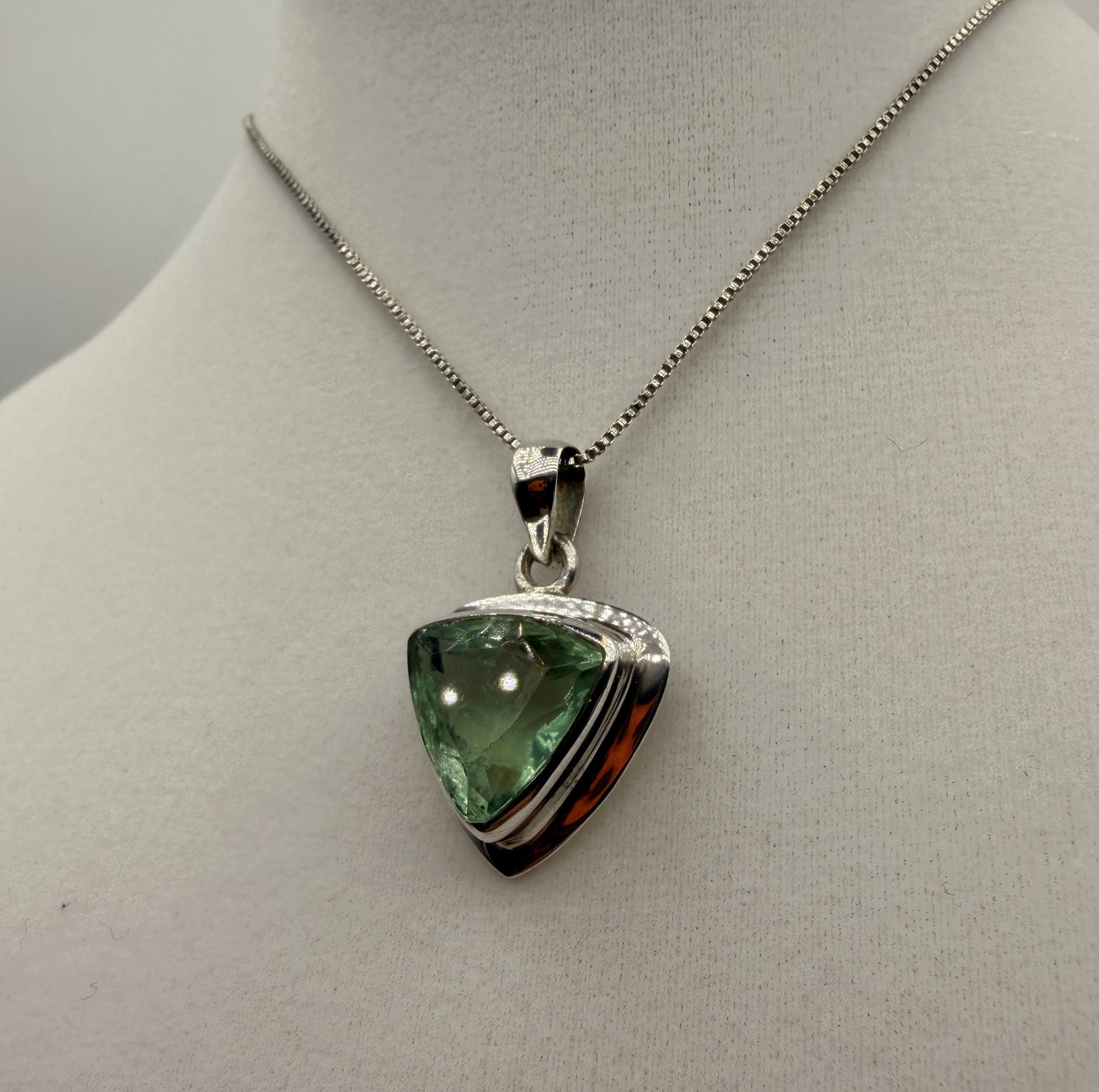Teal Fluorite Pendants