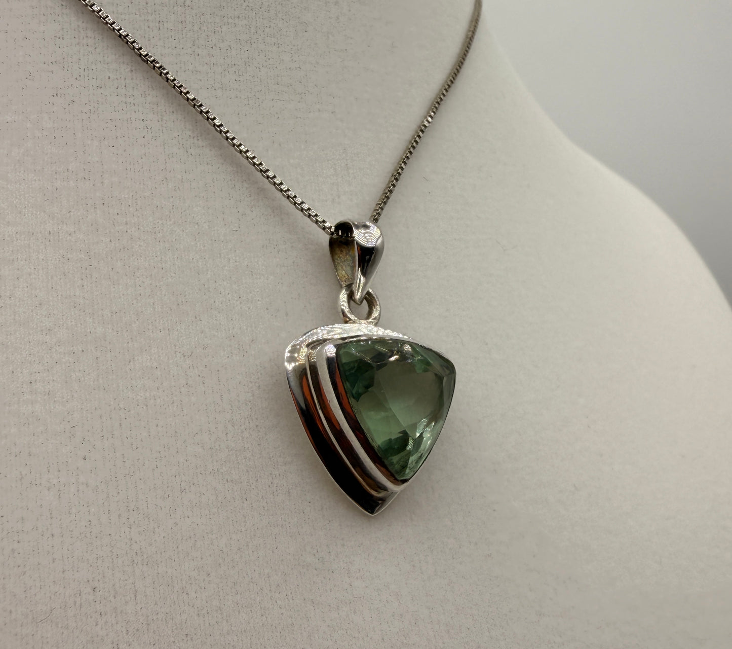 Teal Fluorite Pendants