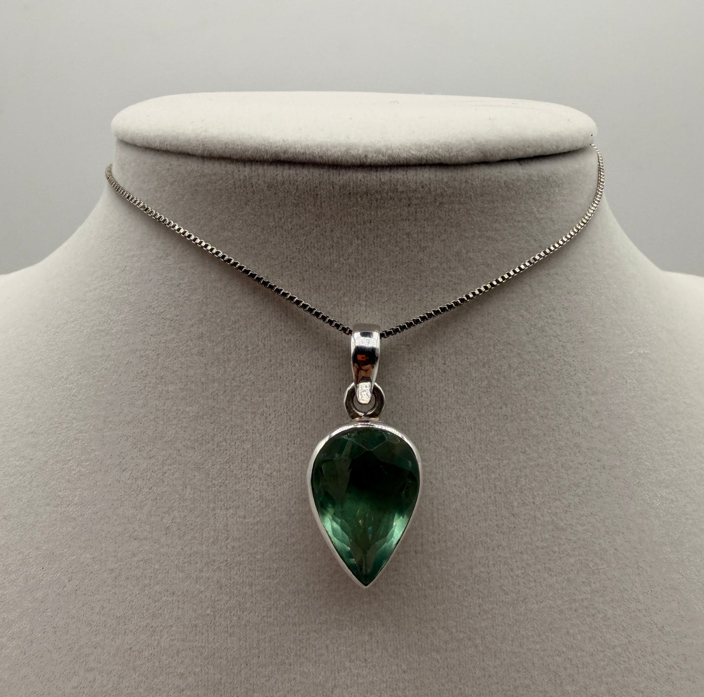 Teal Fluorite Pendants