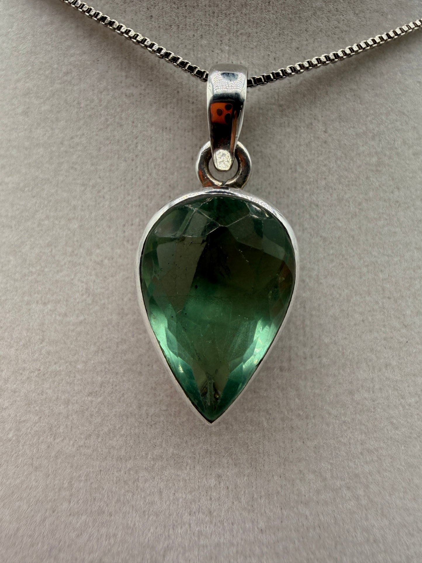 Teal Fluorite Pendants