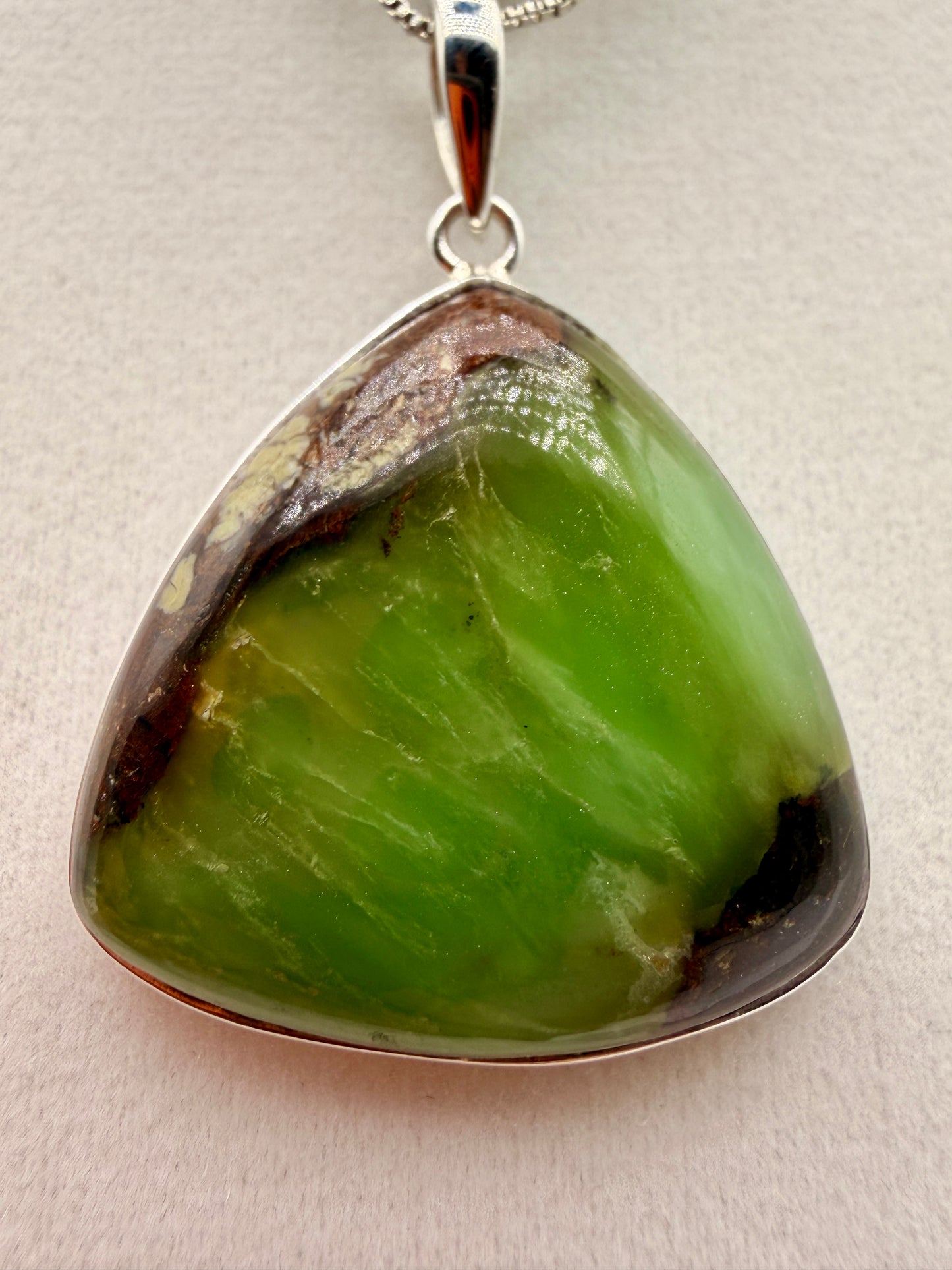 Chrysoprase Pendants