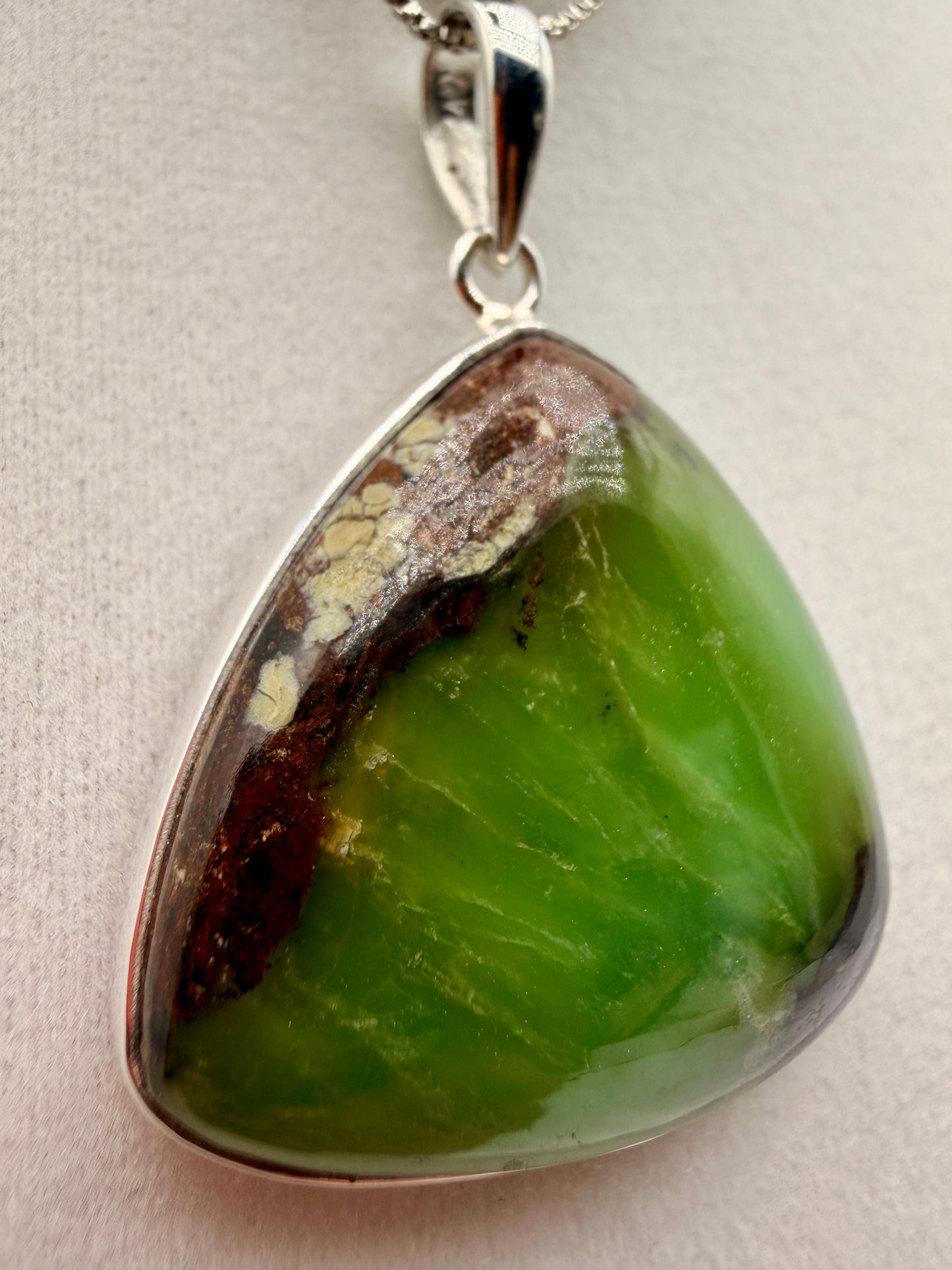 Chrysoprase Pendants