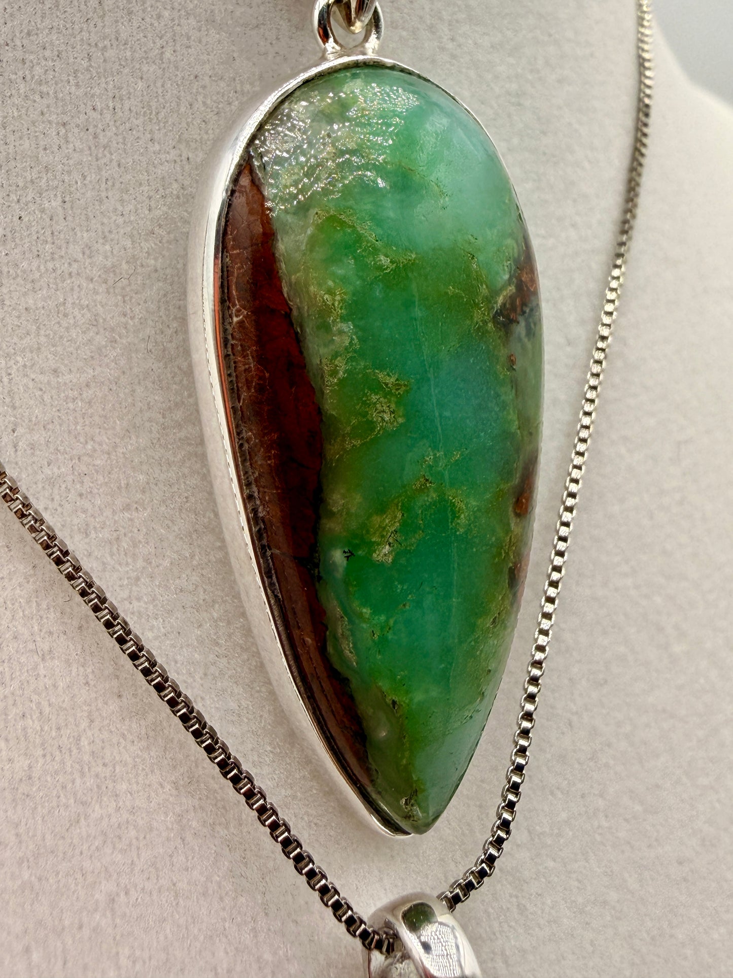 Chrysoprase Pendants