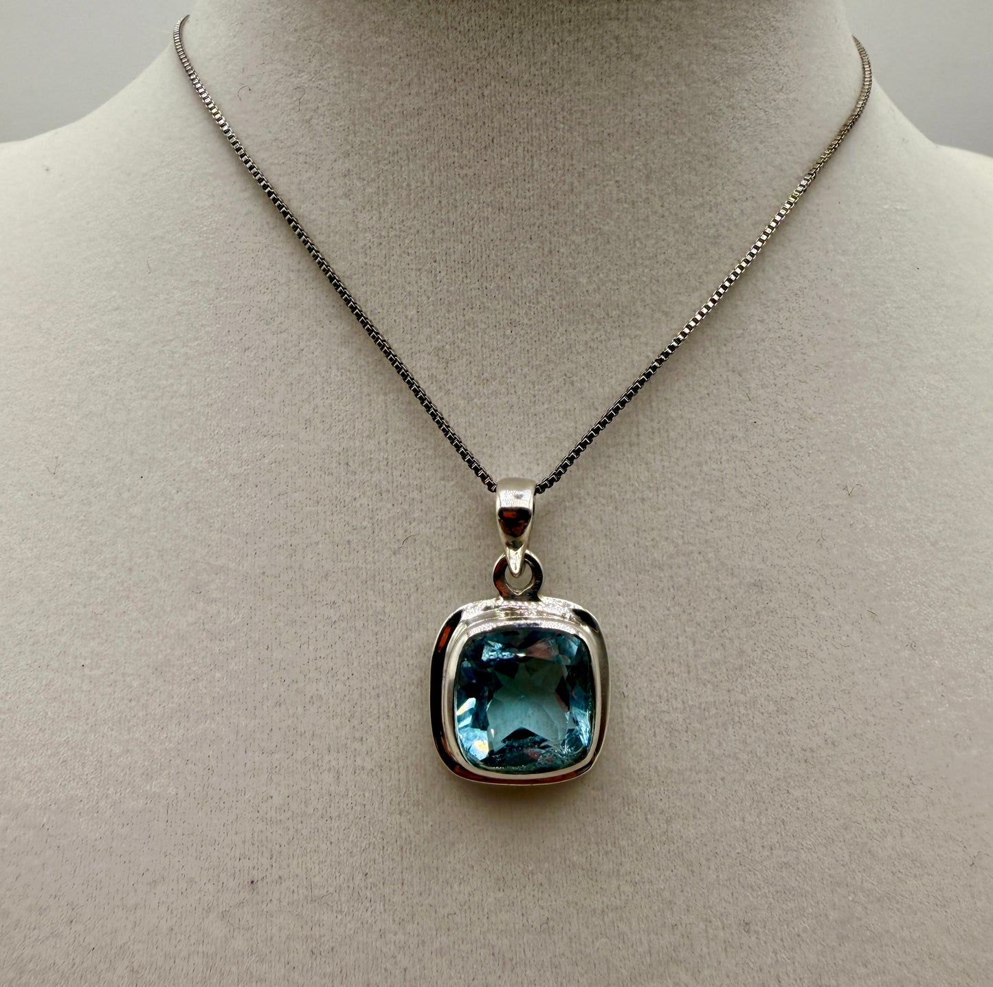 Blue Topaz Pendants