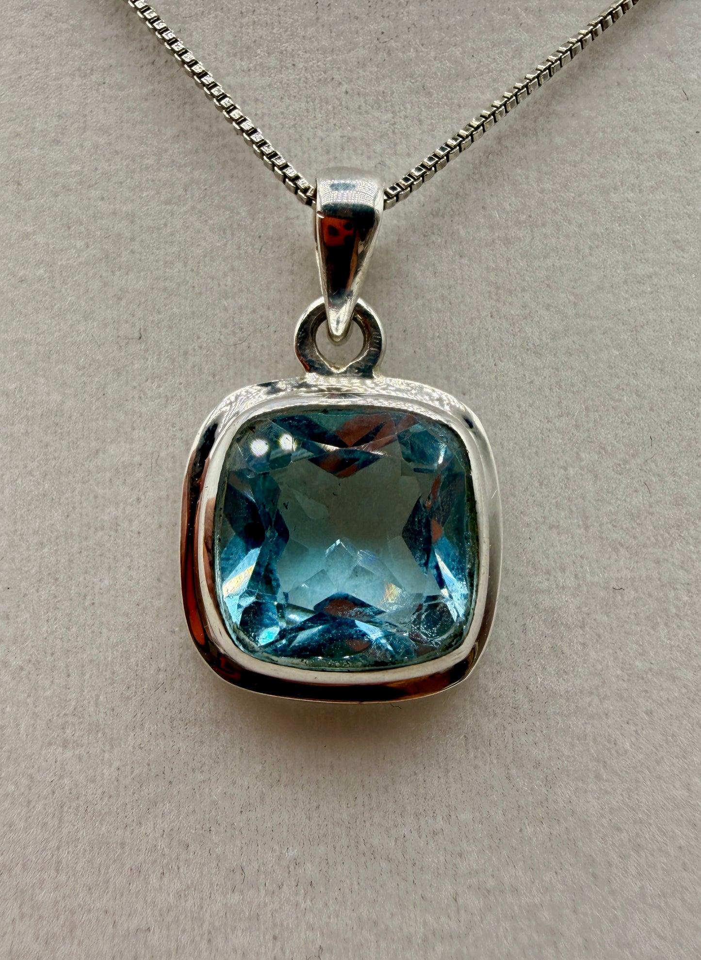 Blue Topaz Pendants