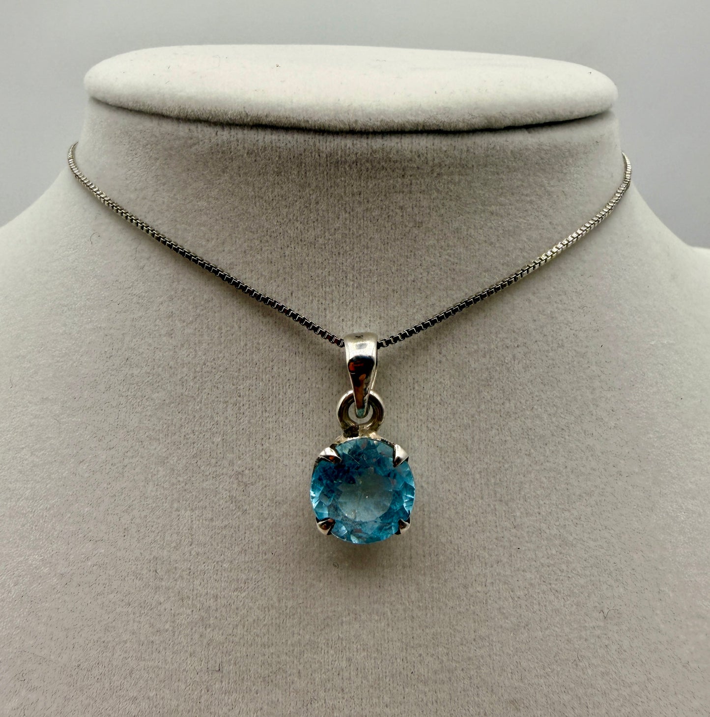 Blue Topaz Pendants