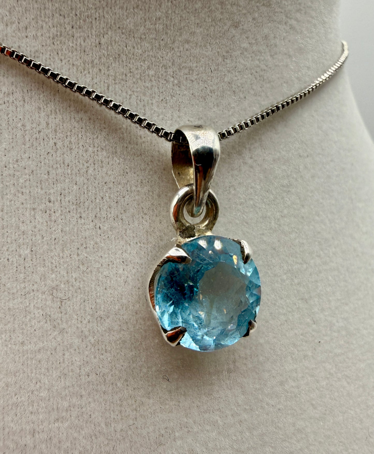 Blue Topaz Pendants