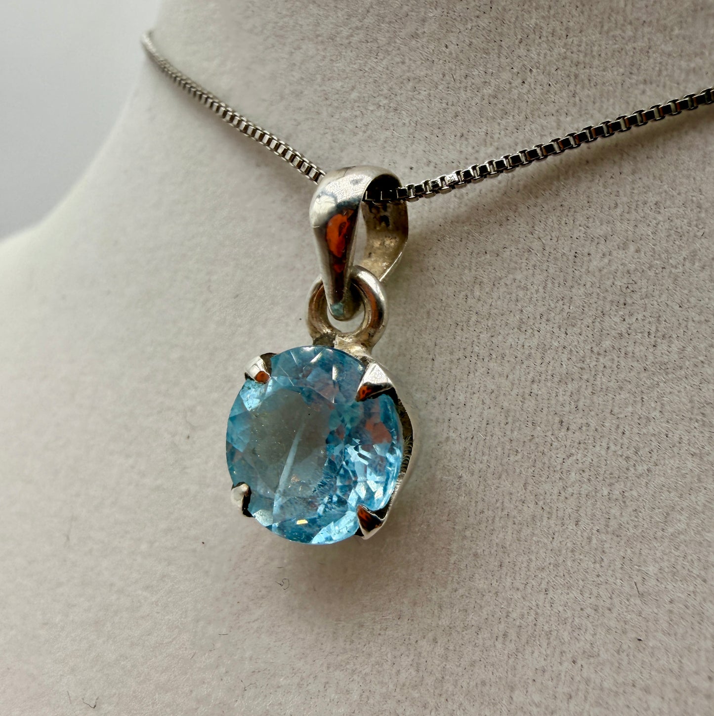 Blue Topaz Pendants