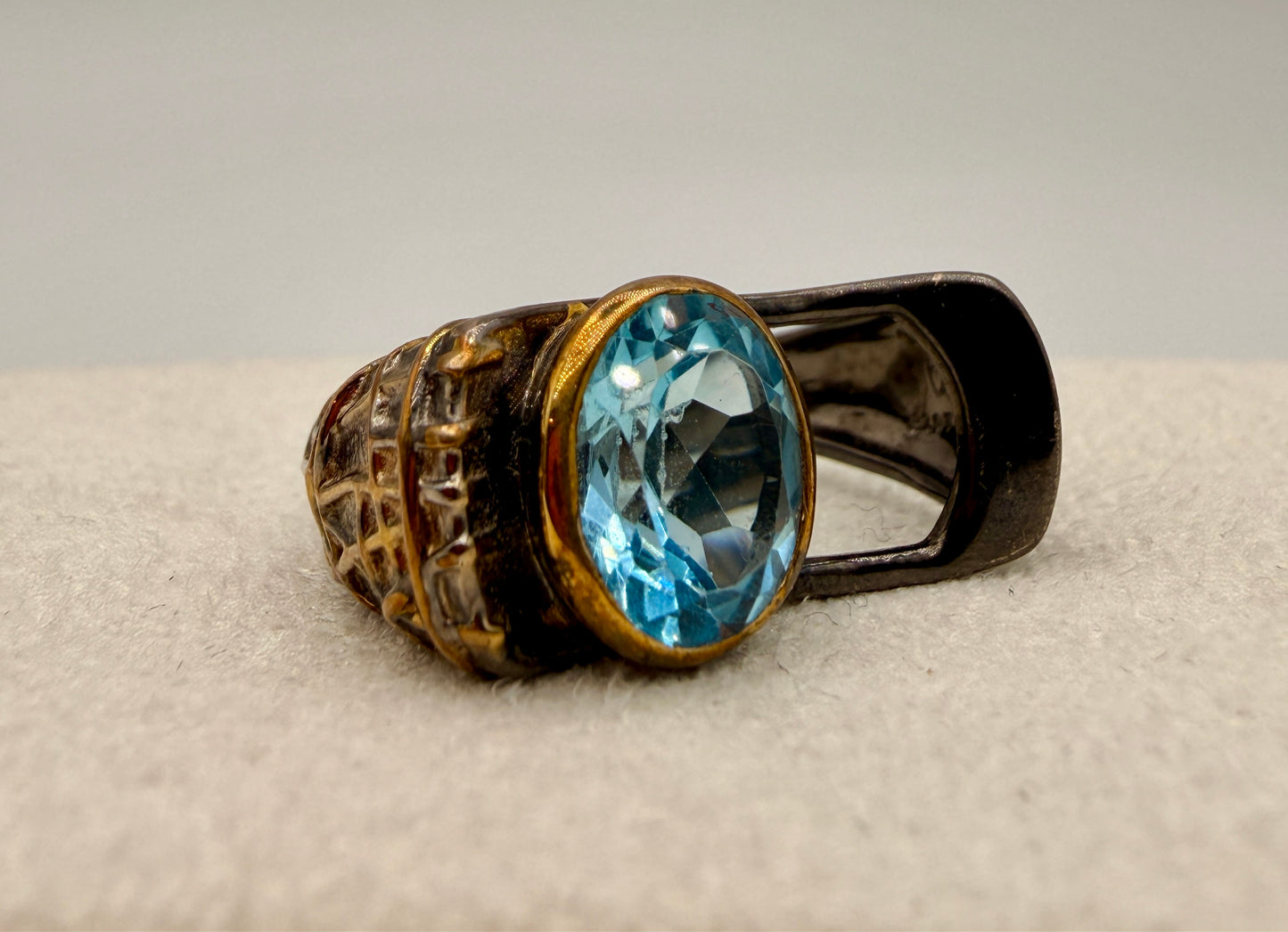 Blue Topaz Ring