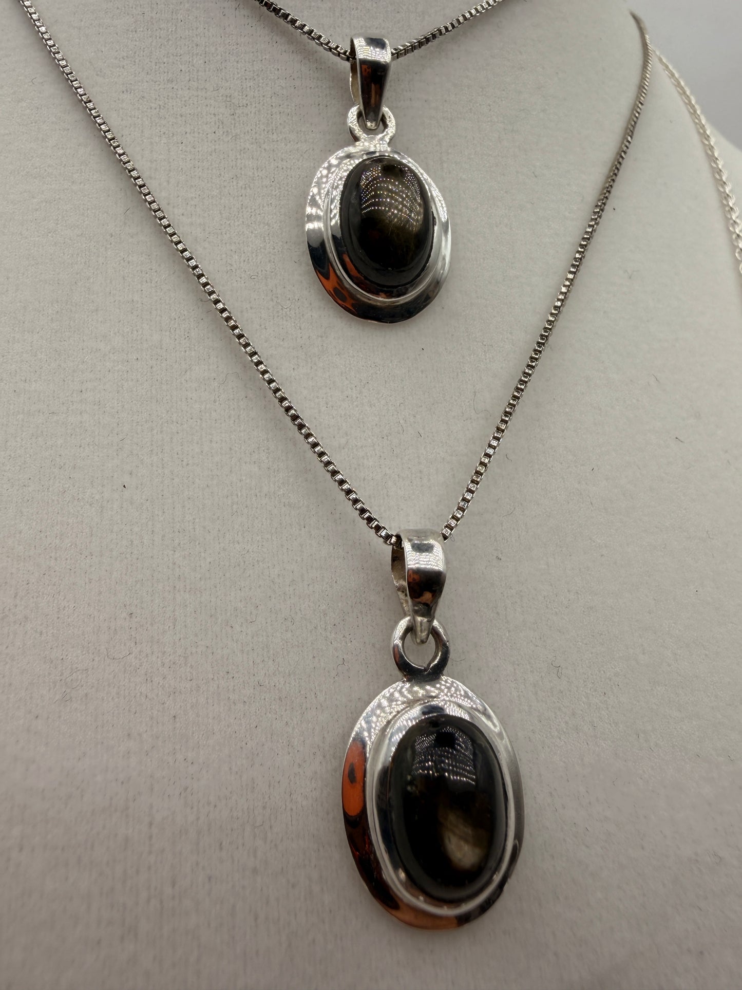 Black Star Sapphire Pendants