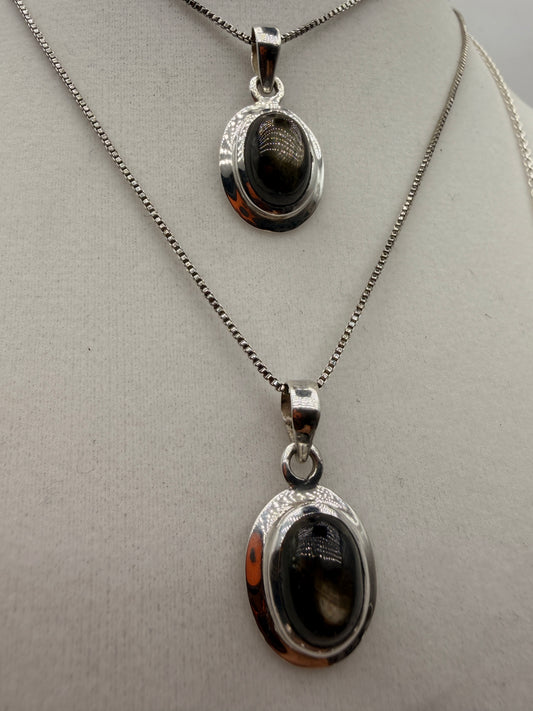 Black Star Sapphire Pendants