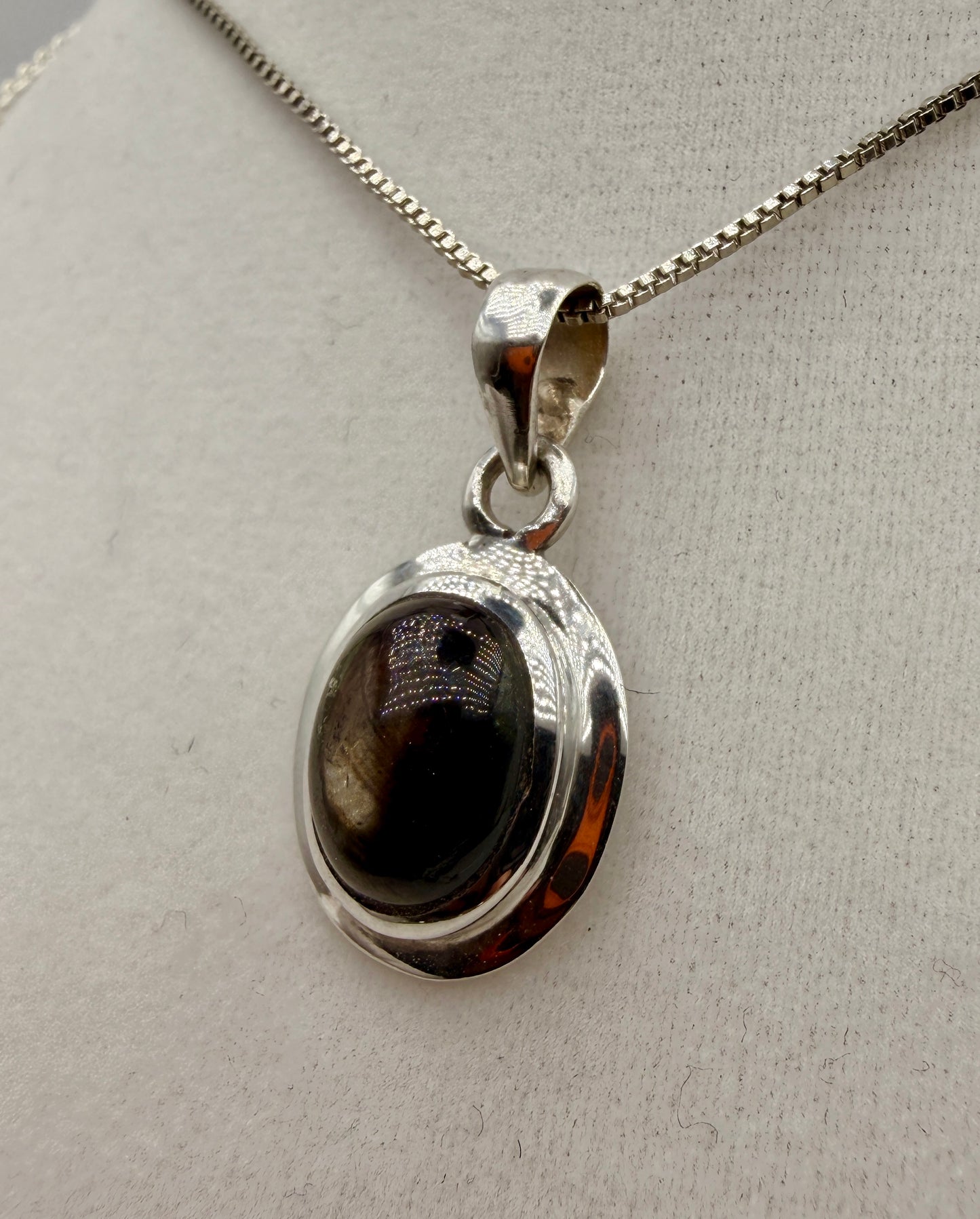Black Star Sapphire Pendants