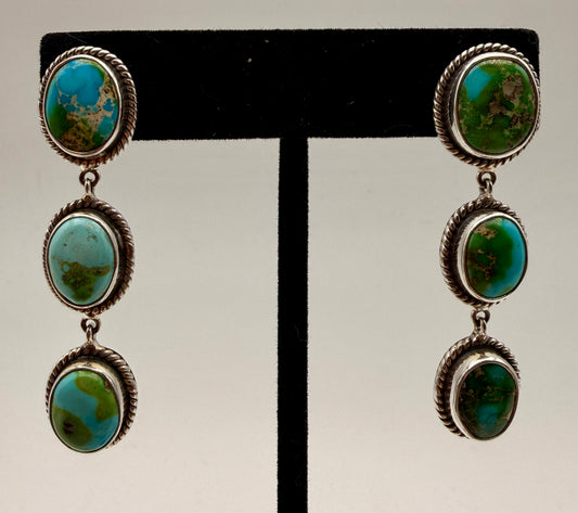 Sonoran Gold Turquoise Stud Earrings