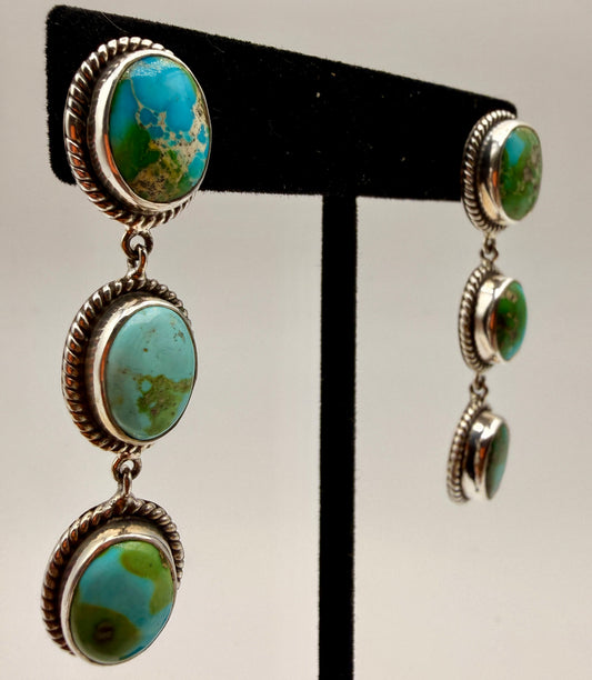 Sonoran Gold Turquoise Stud Earrings