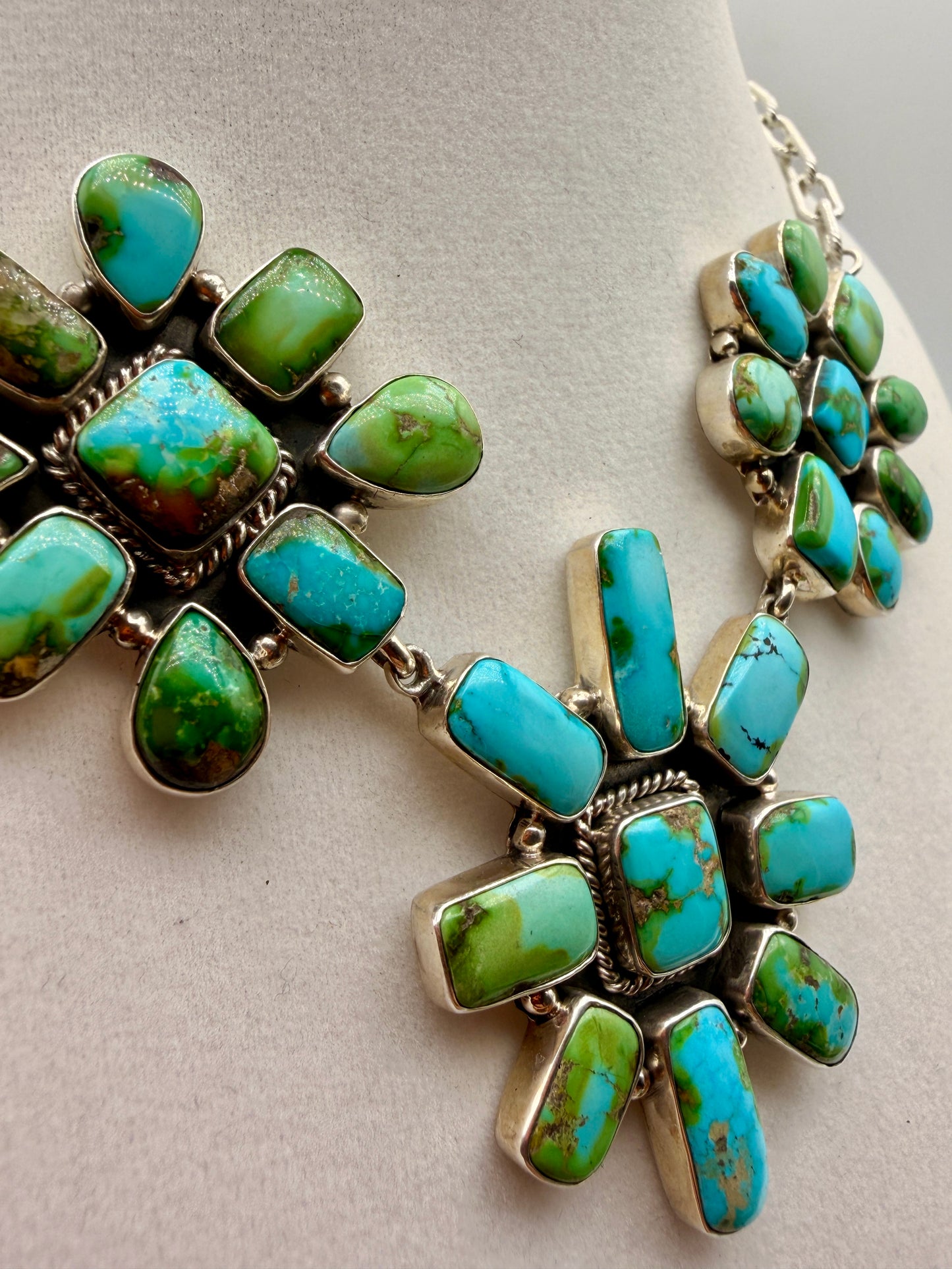 Sonoran Gold Turquoise Three Sisters Necklace