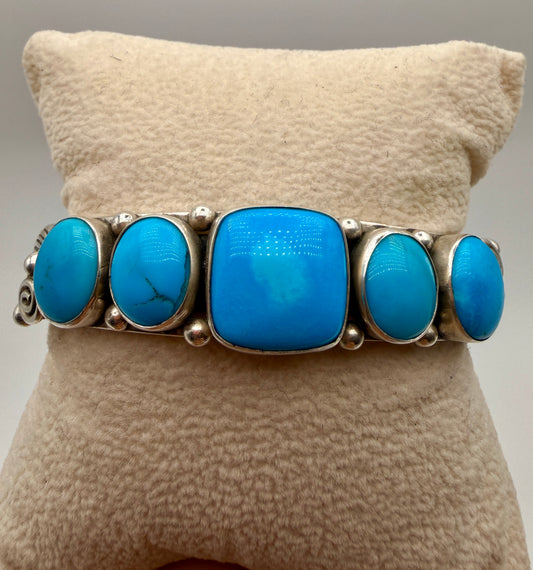 Bluebird Turquoise Cuff Bracelet
