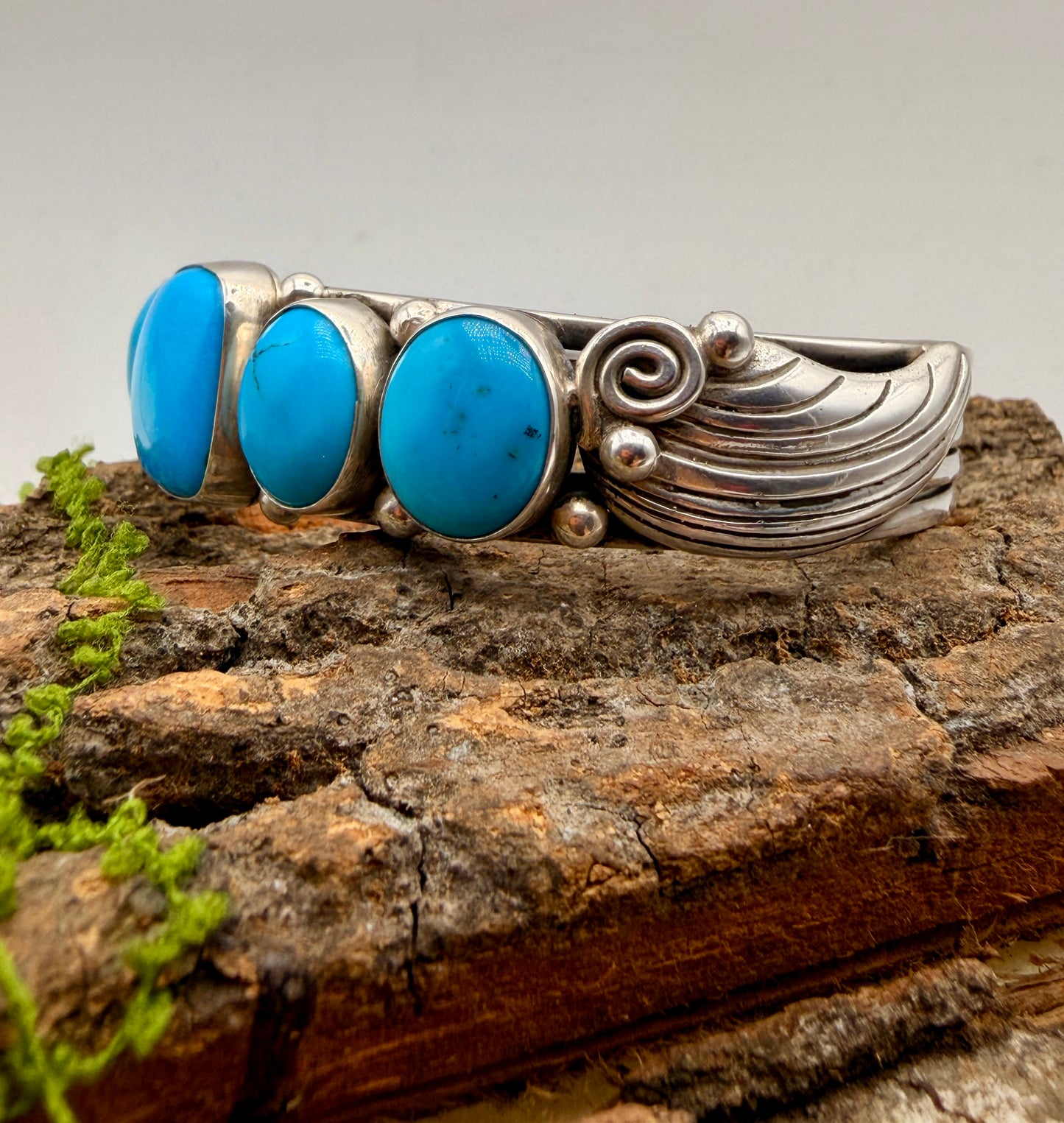 Bluebird Turquoise Cuff Bracelet