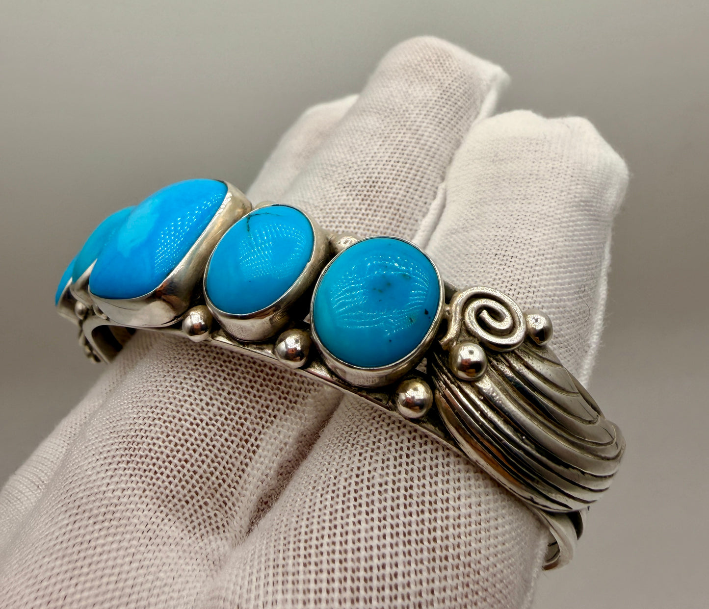 Bluebird Turquoise Cuff Bracelet