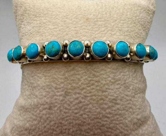 Fox Turquoise Cuff Bracelet